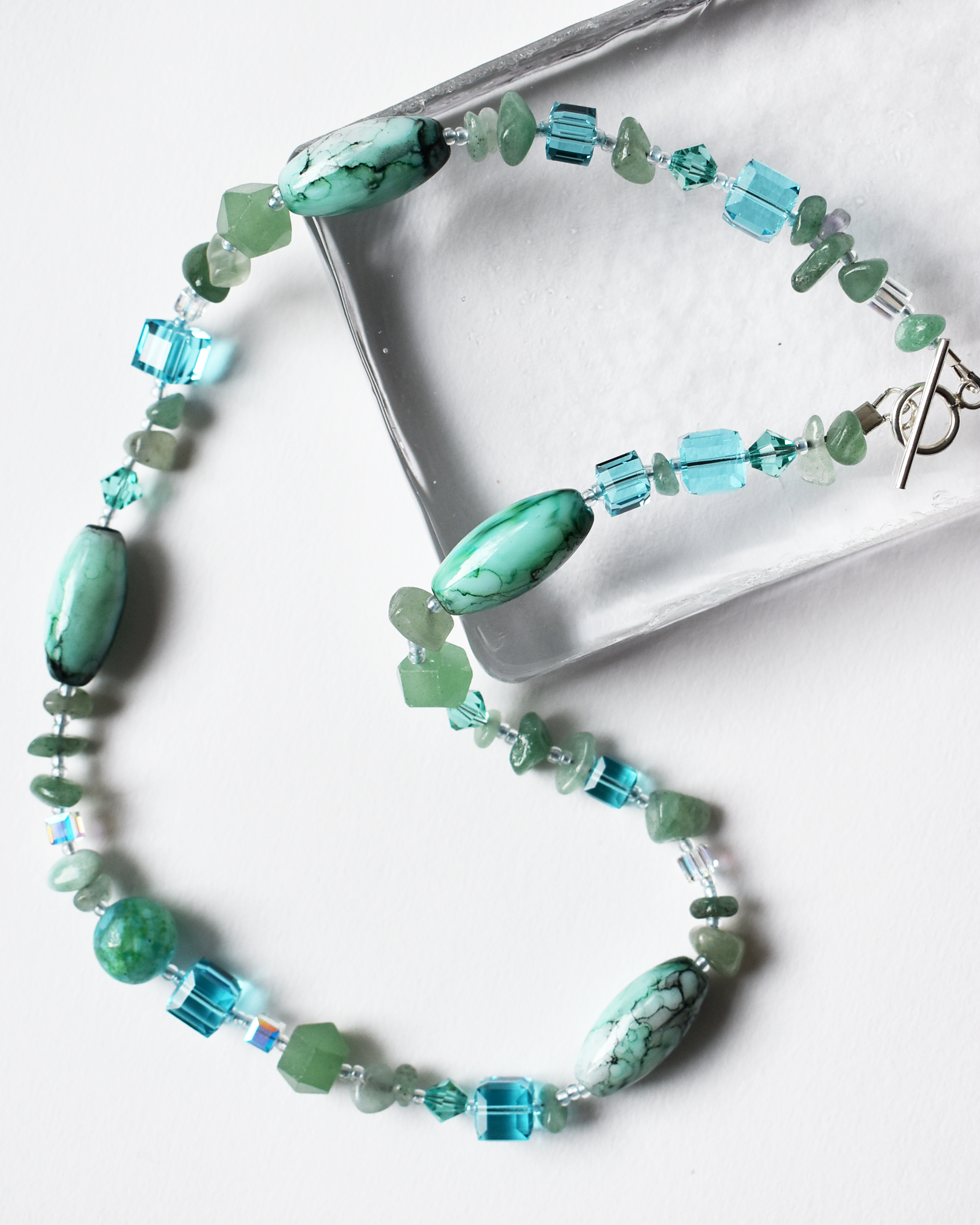 Jade & Turquoise Bead Necklace