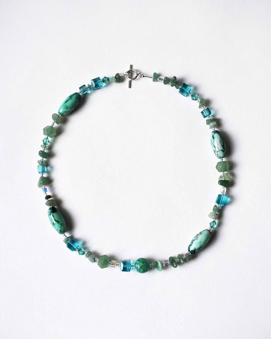 Jade & Turquoise Bead Necklace