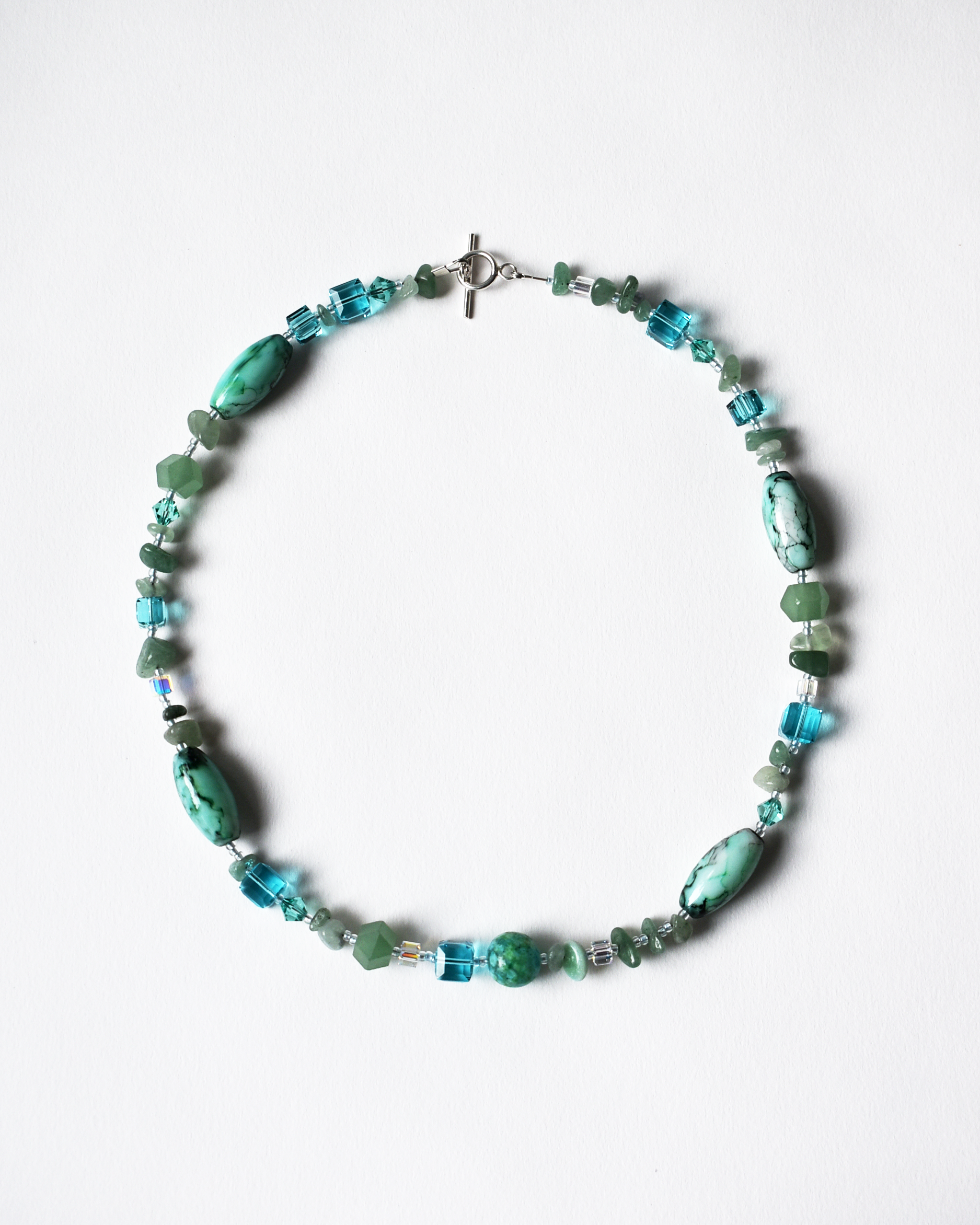 Jade & Turquoise Bead Necklace