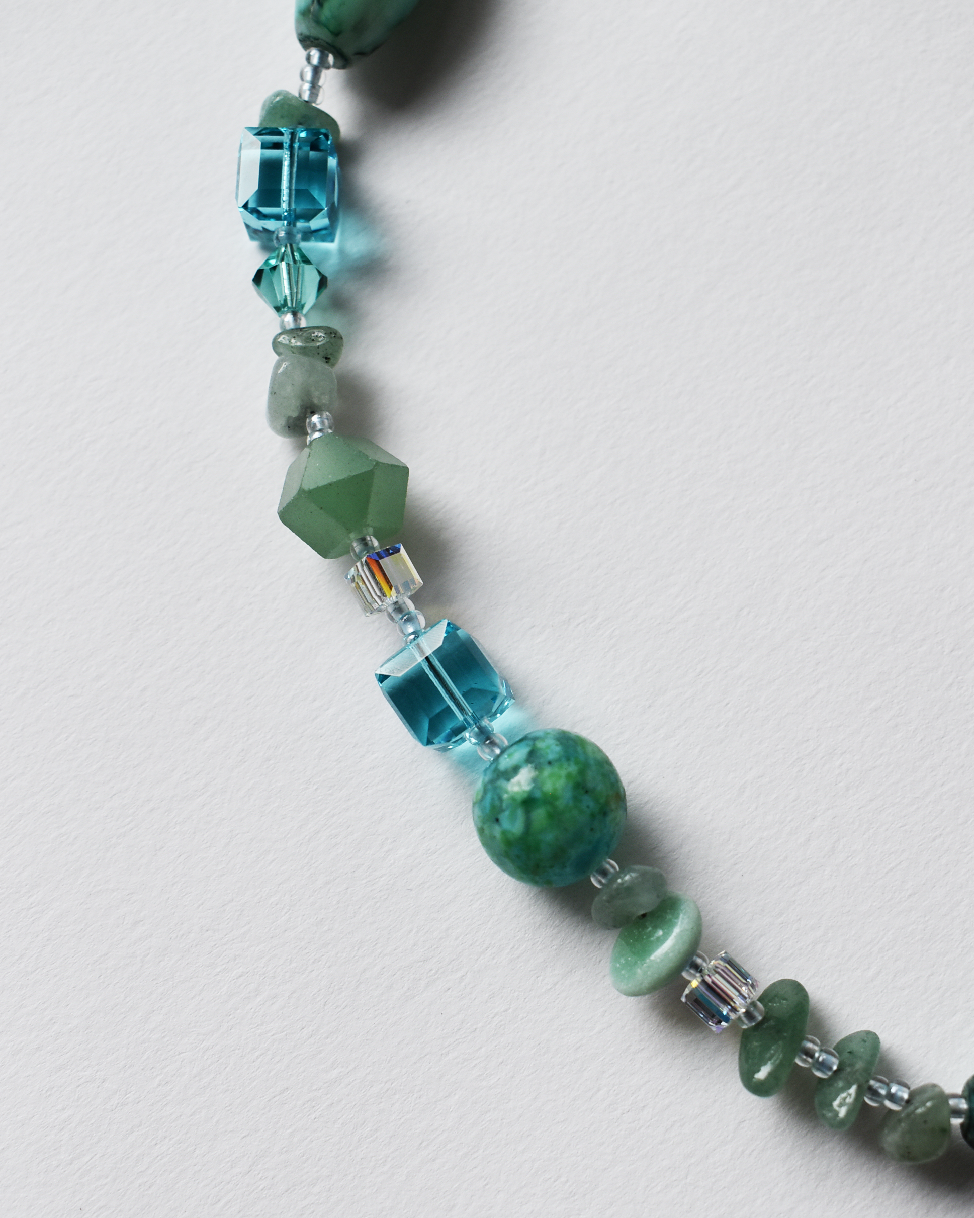 Jade & Turquoise Bead Necklace