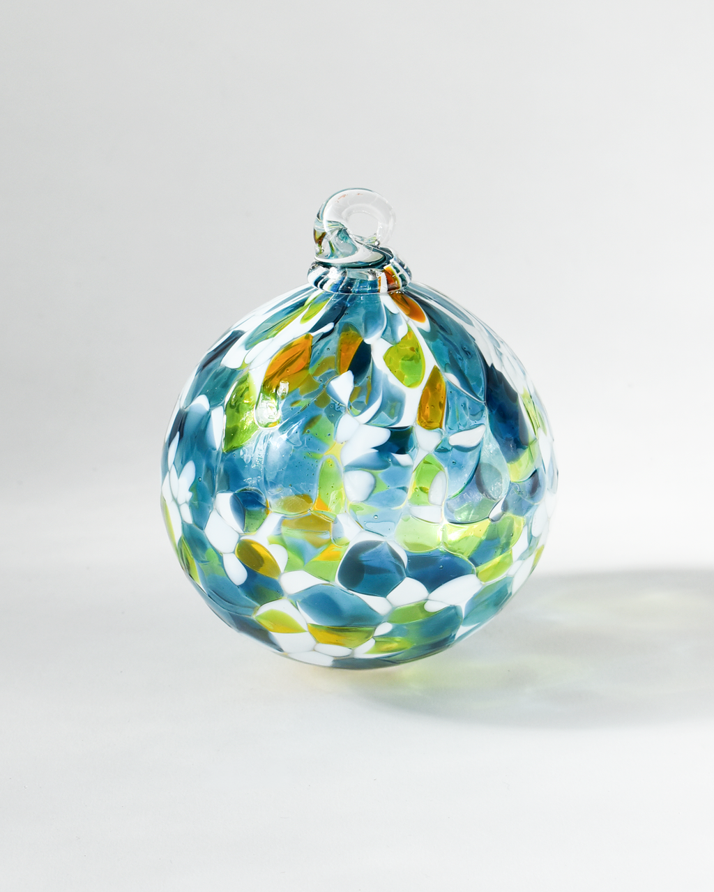 "Beach Comber" Confetti Mouthblown Bauble