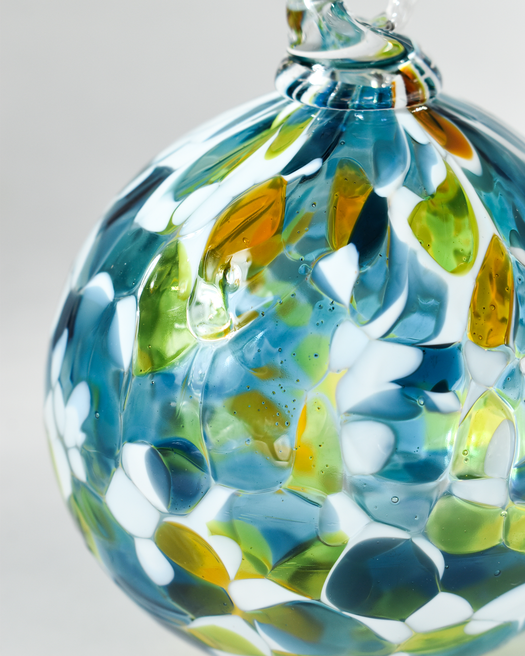 "Beach Comber" Confetti Mouthblown Bauble