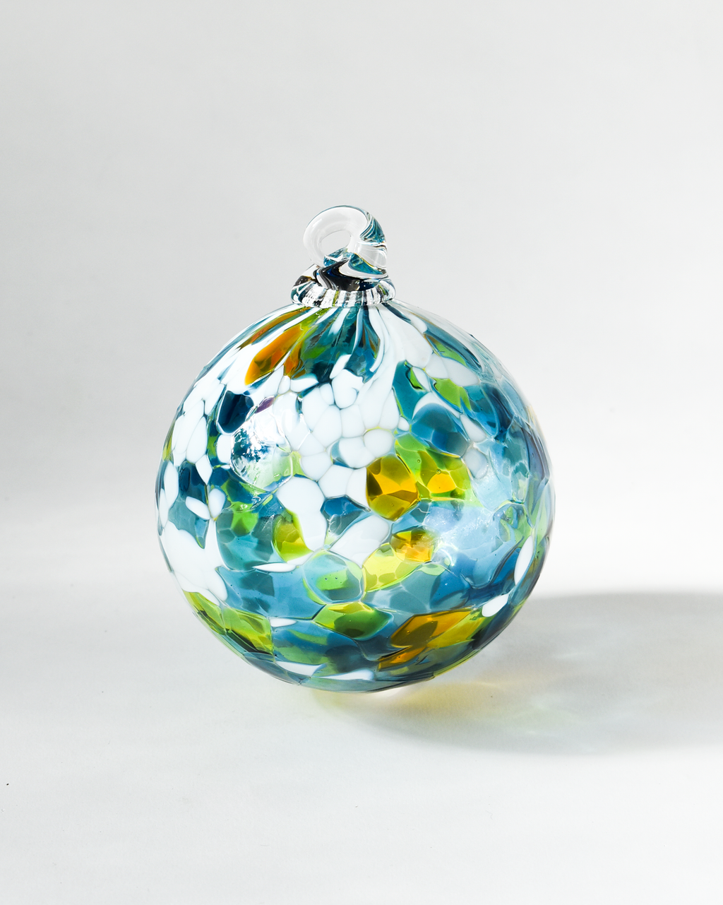 "Beach Comber" Confetti Mouthblown Bauble
