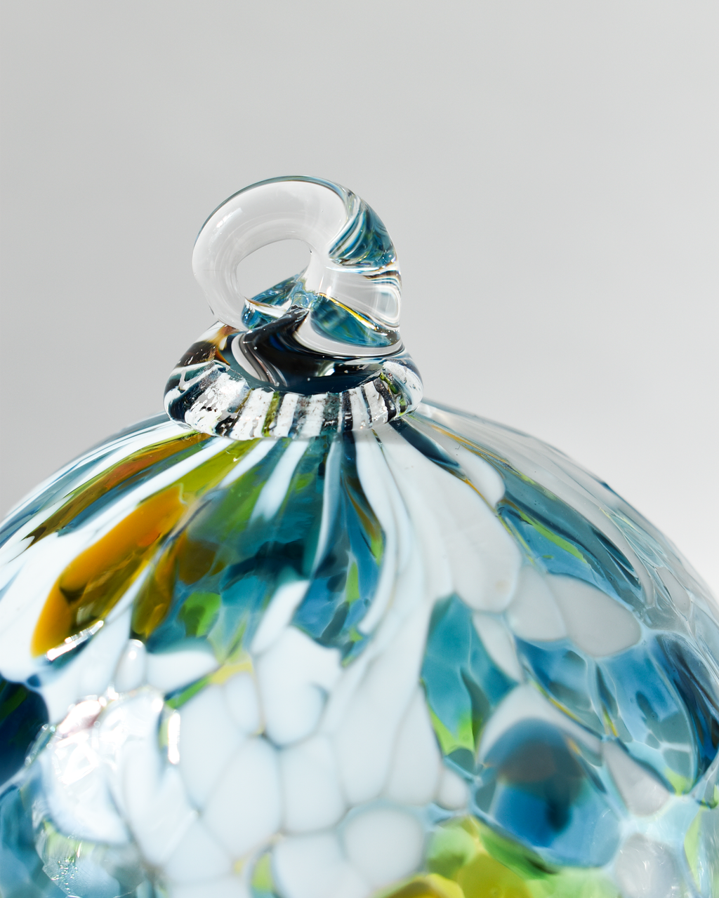 "Beach Comber" Confetti Mouthblown Bauble