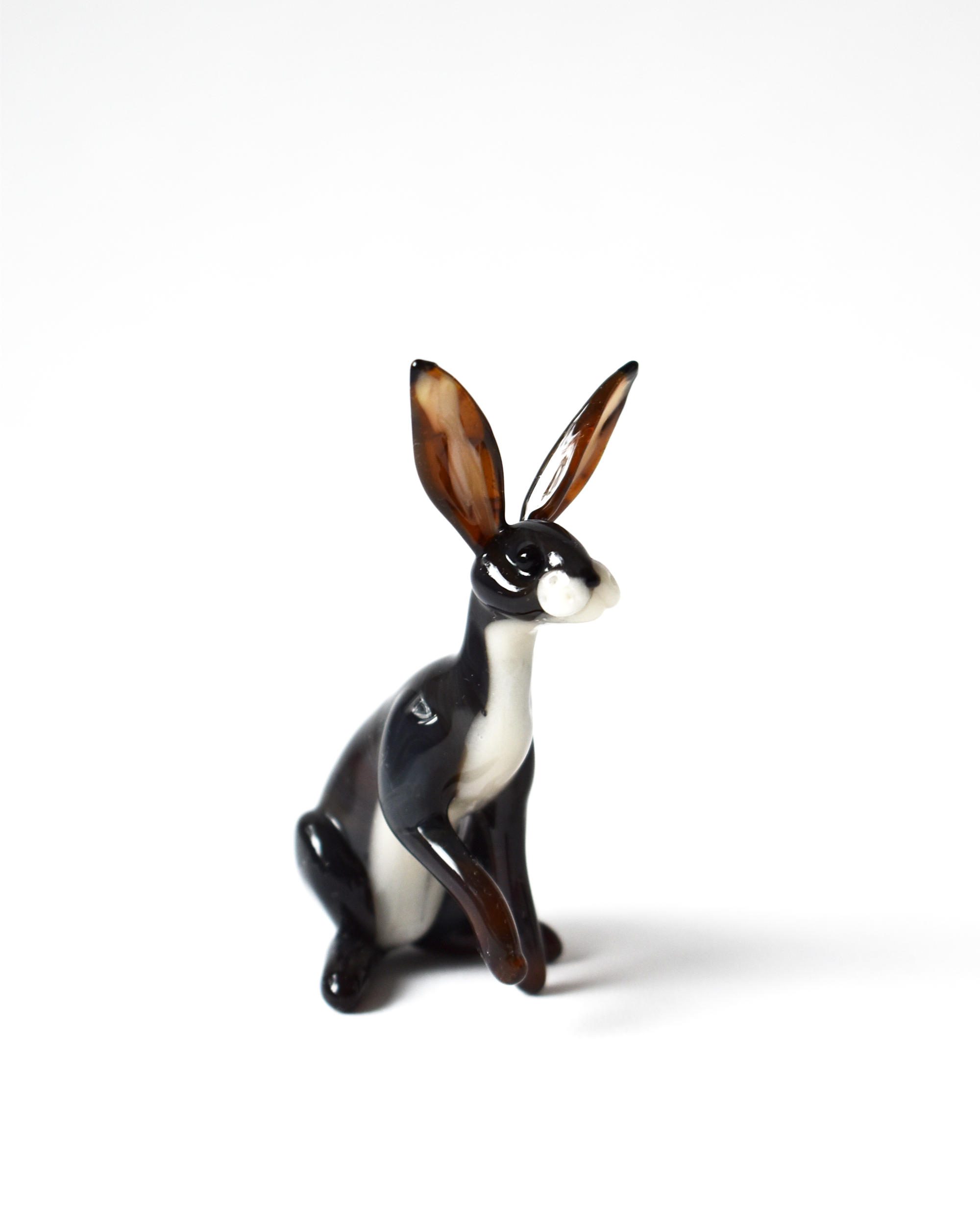 'Sitting Hare' Glass Sculpture