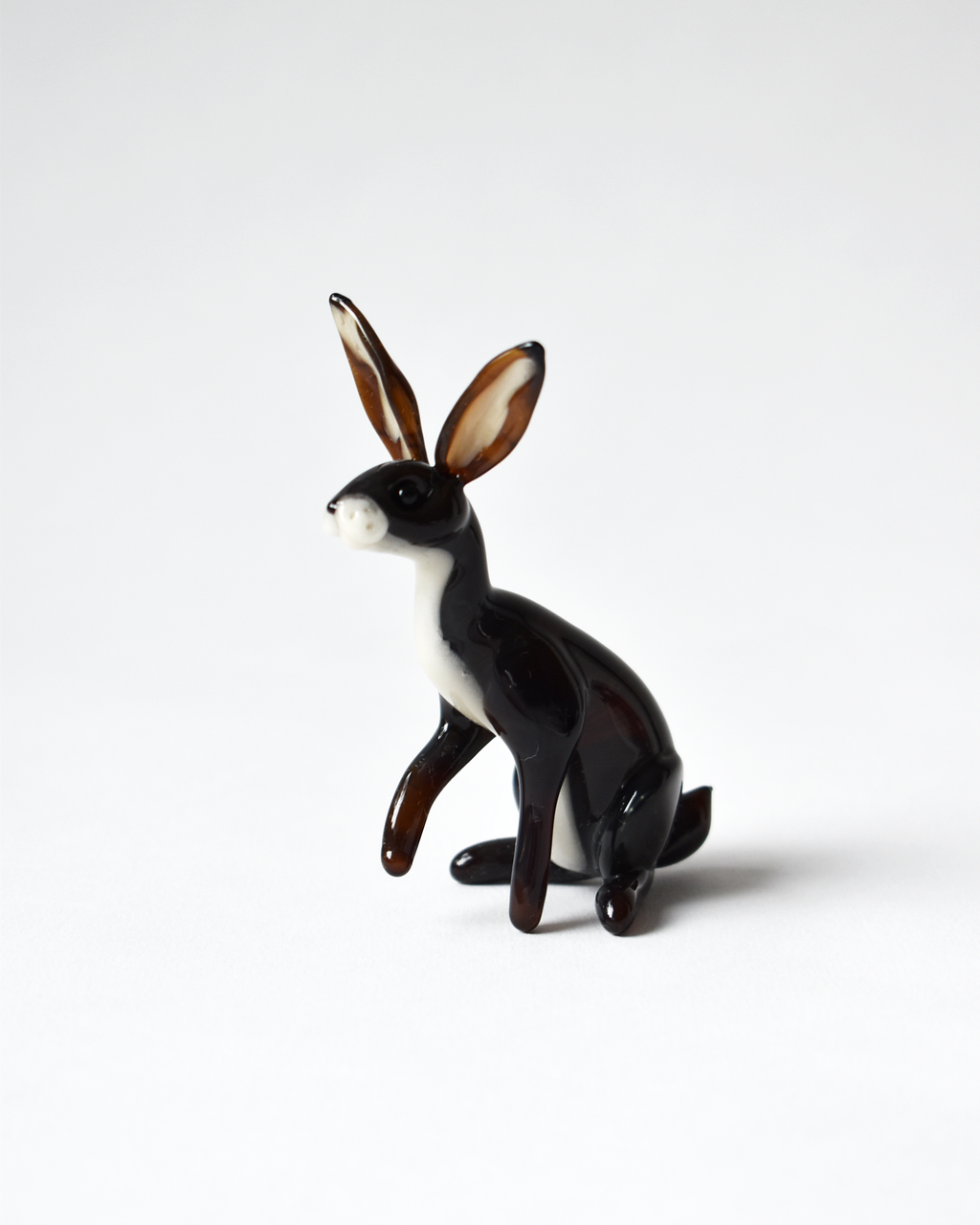 'Sitting Hare' Glass Sculpture