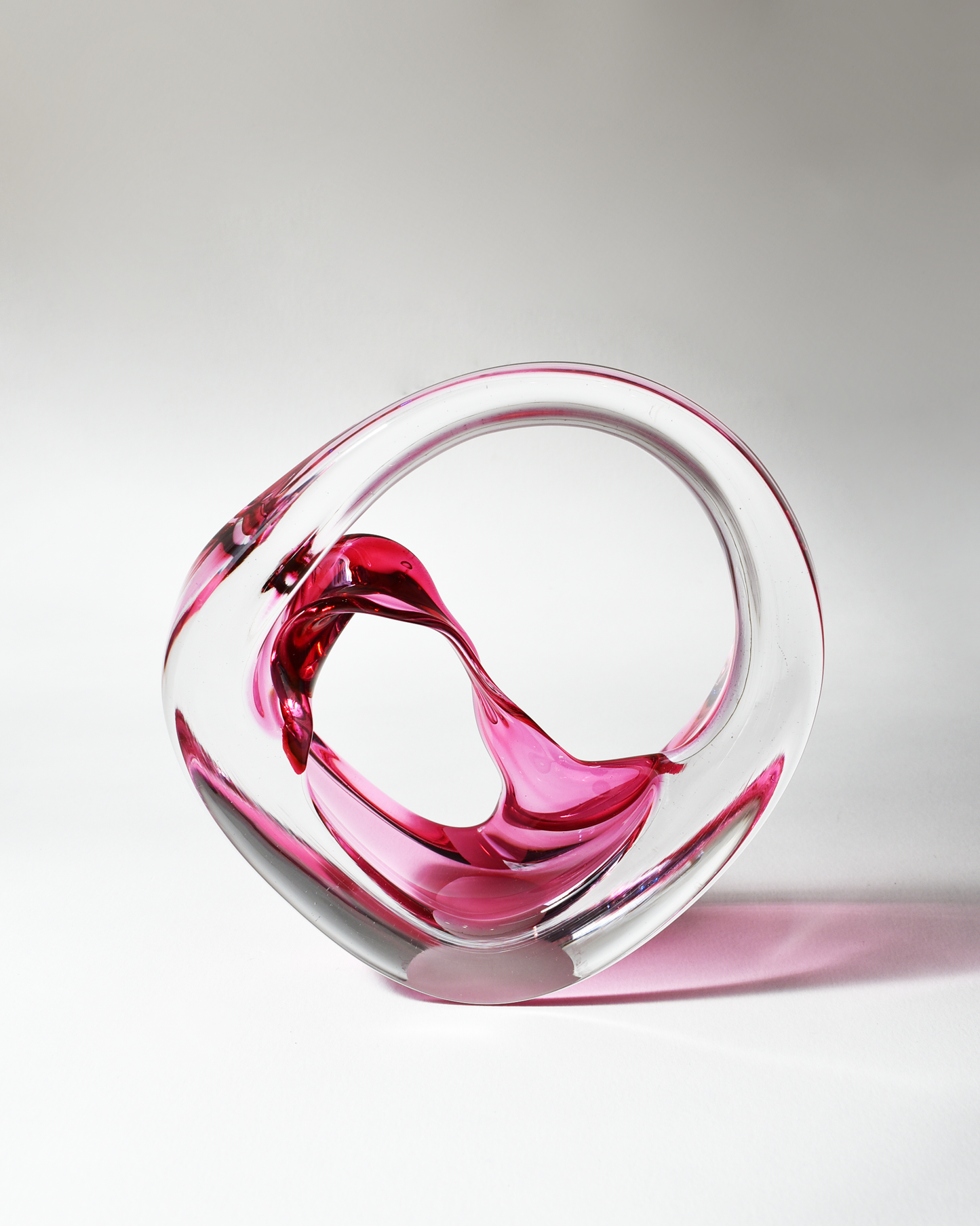 Pink Glass Omni Sculpture