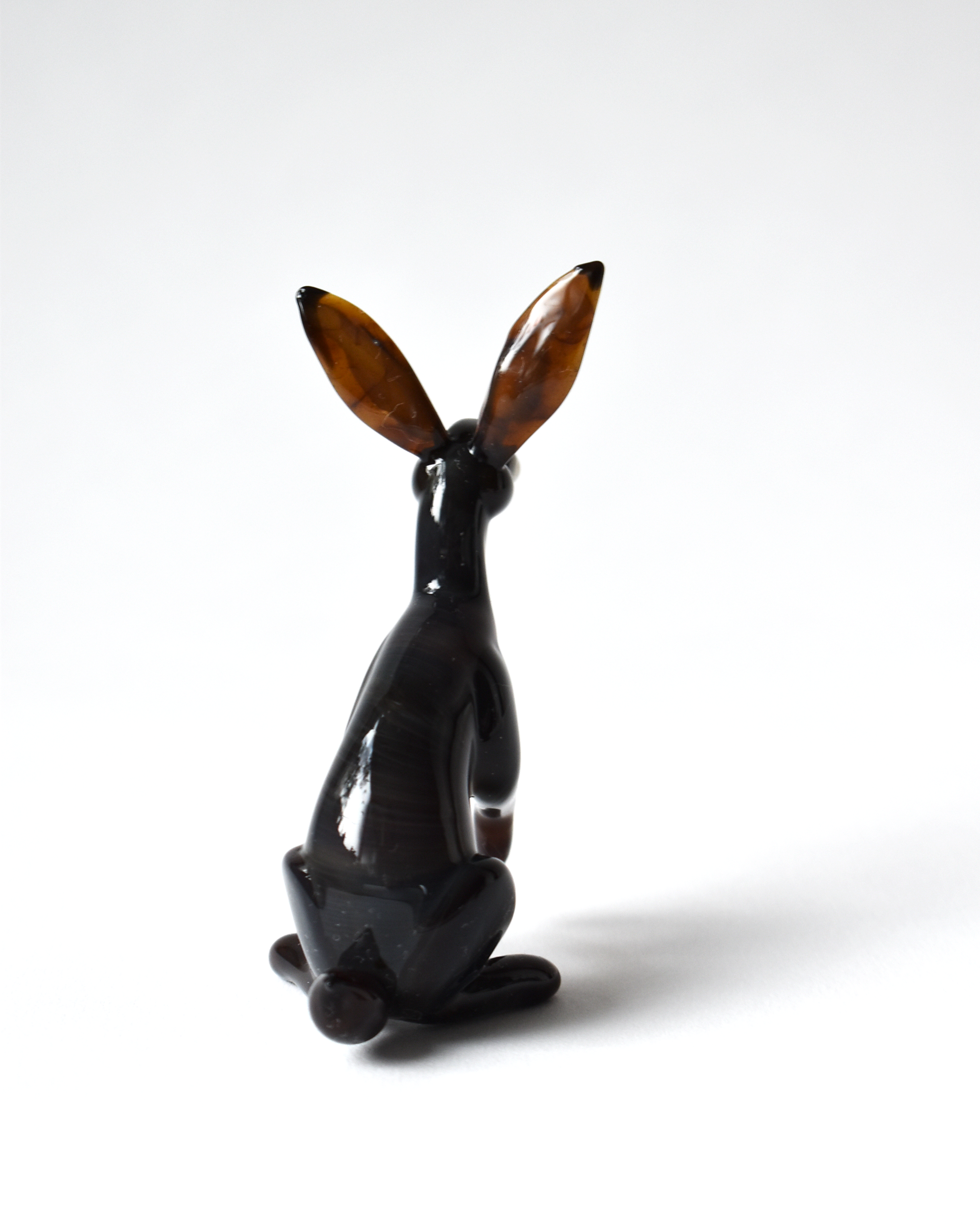 'Sitting Hare' Glass Sculpture