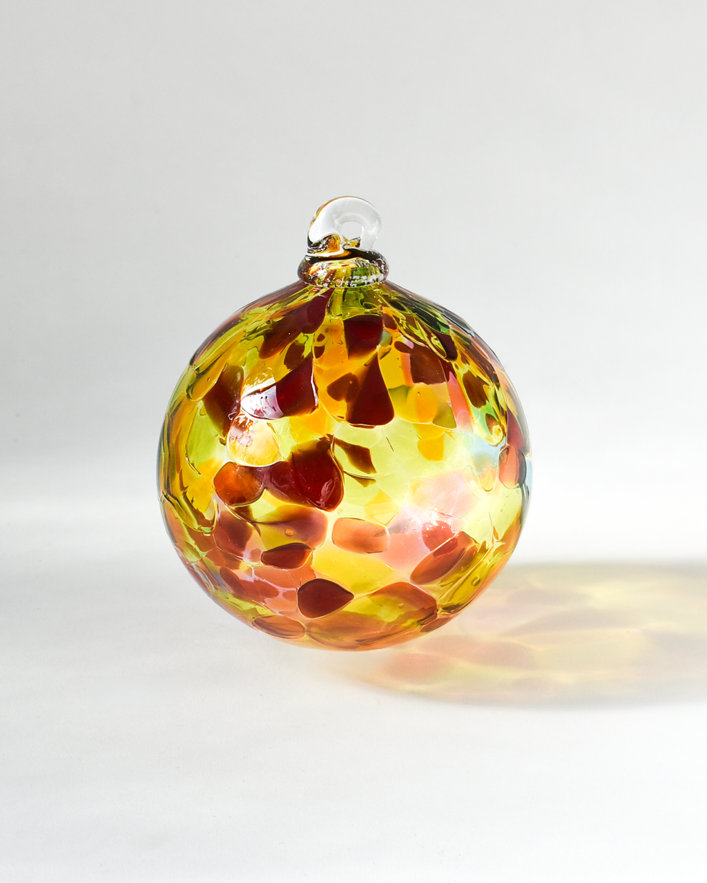 "Warm Sunshine" Confetti Mouthblown Bauble