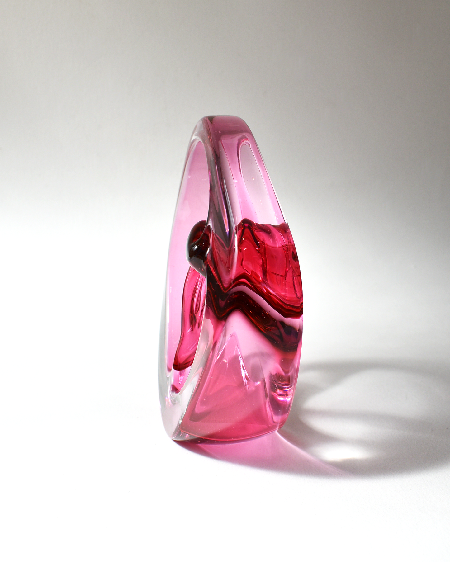 Pink Glass Omni Sculpture