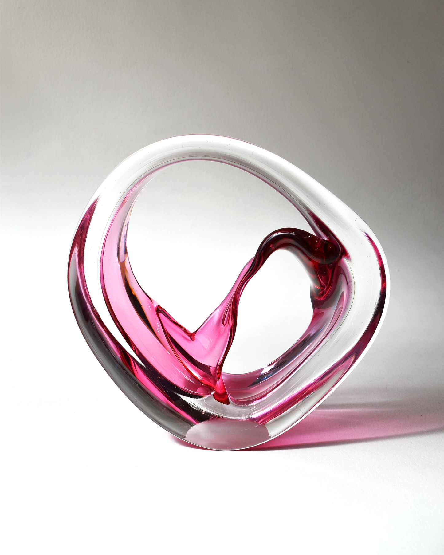 Pink Glass Omni Sculpture