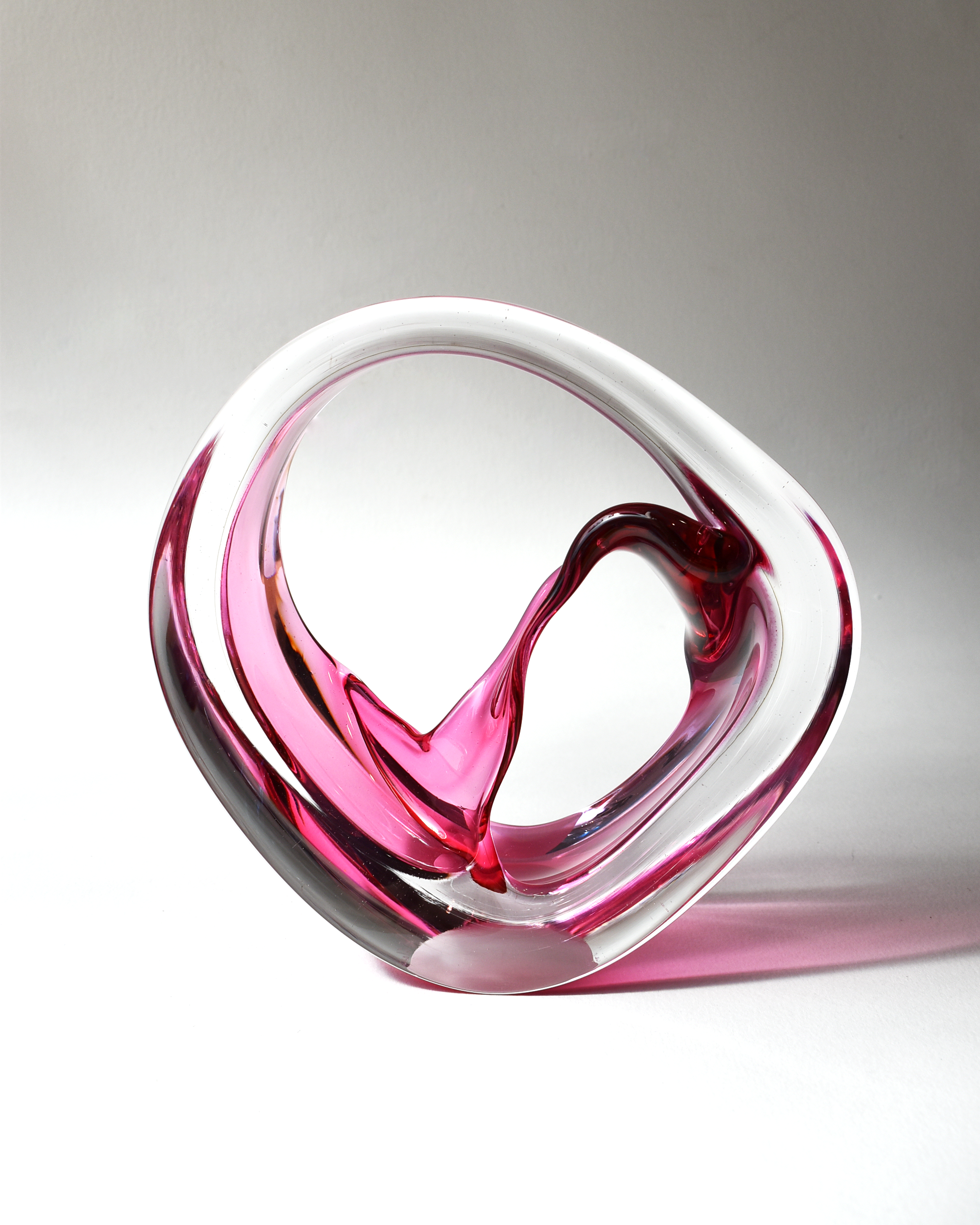 Pink Glass Omni Sculpture