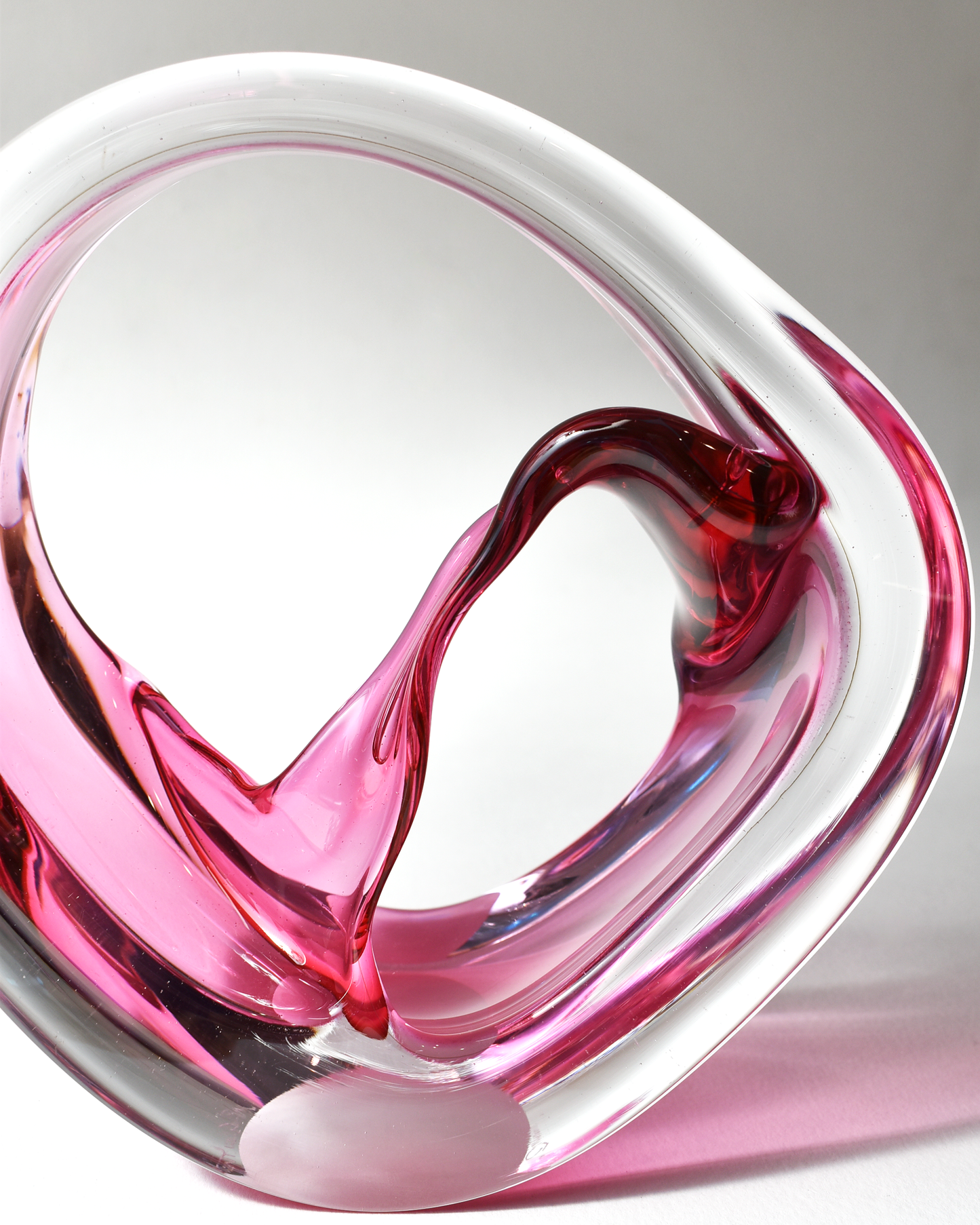 Pink Glass Omni Sculpture