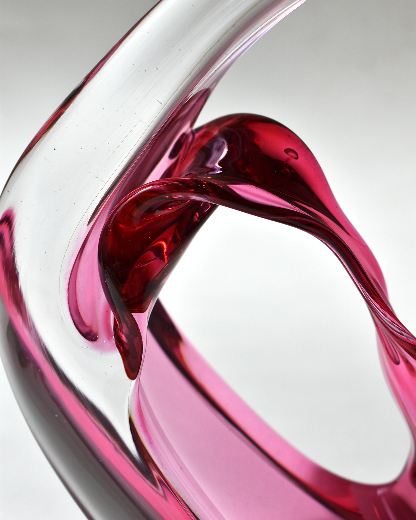 Pink Glass Omni Sculpture