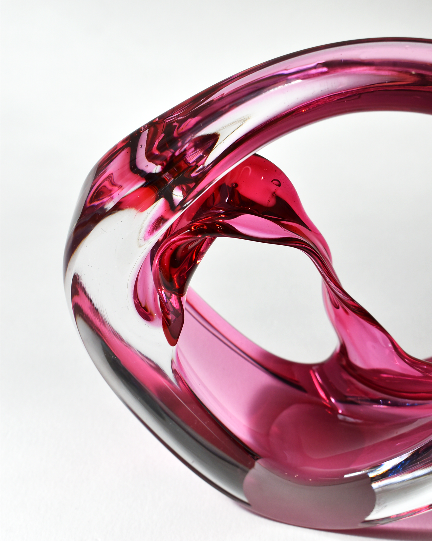 Pink Glass Omni Sculpture