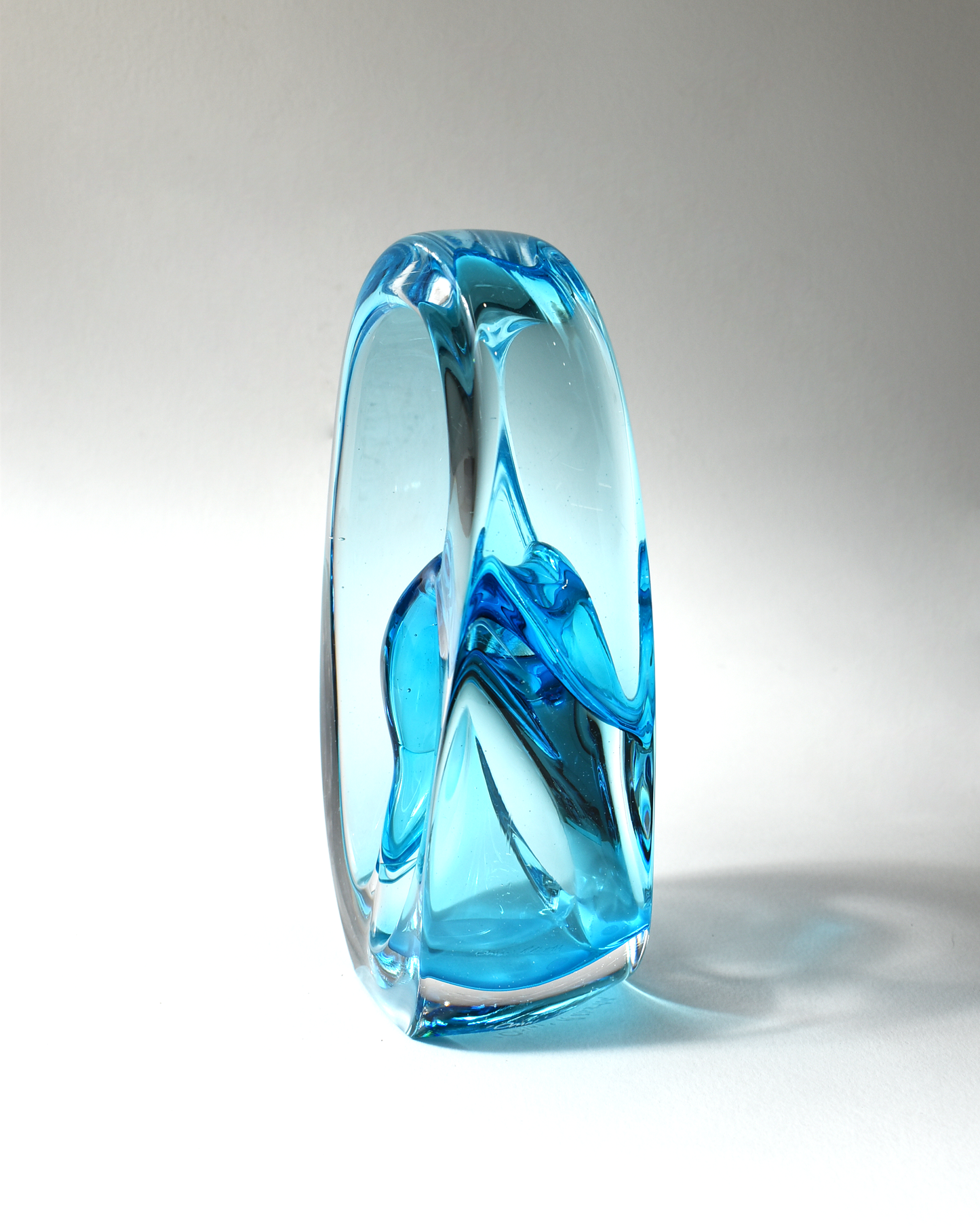 Blue Glass Omni Sculpture