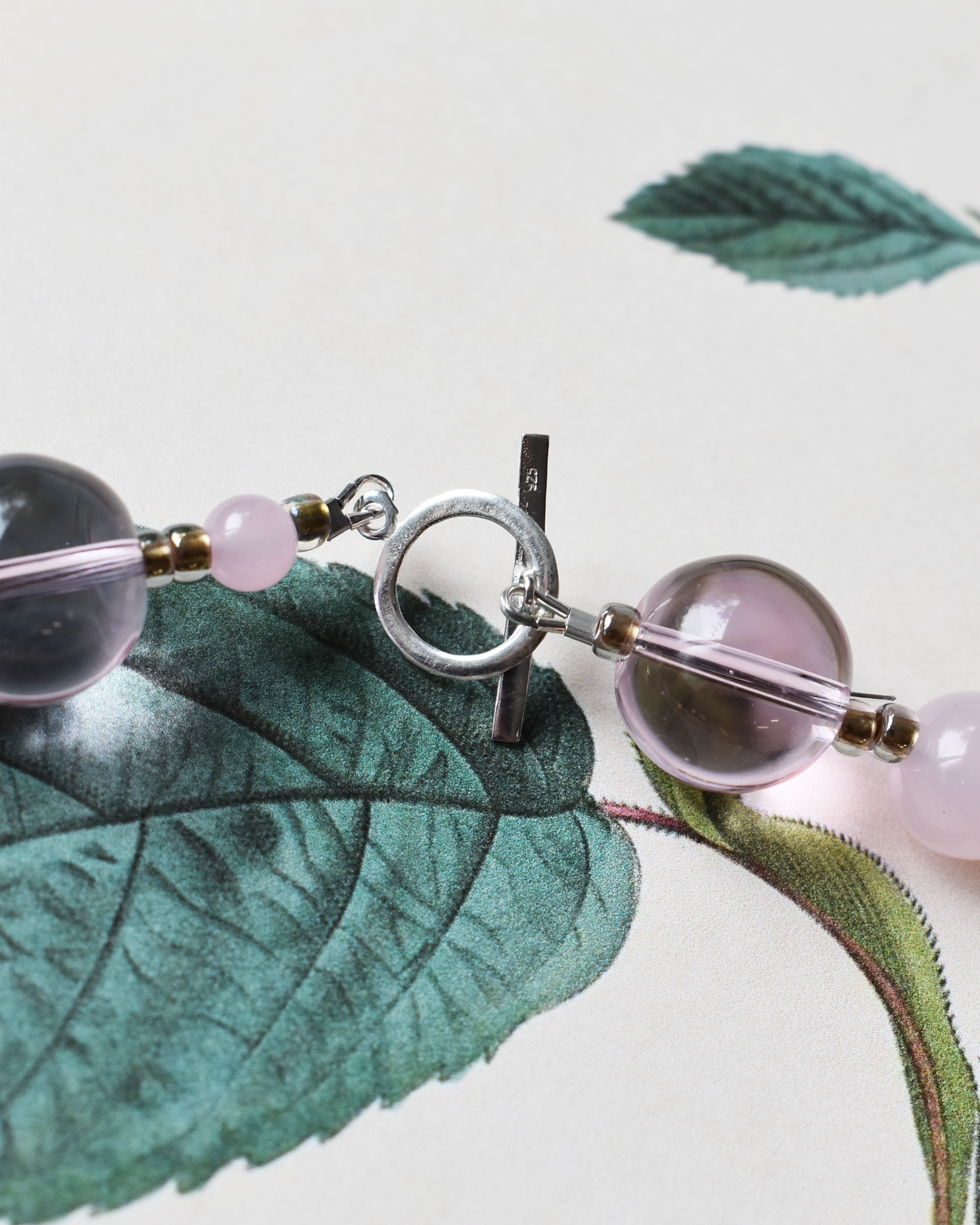 'Rose Garden' Freshwater Pearl Bead Necklace