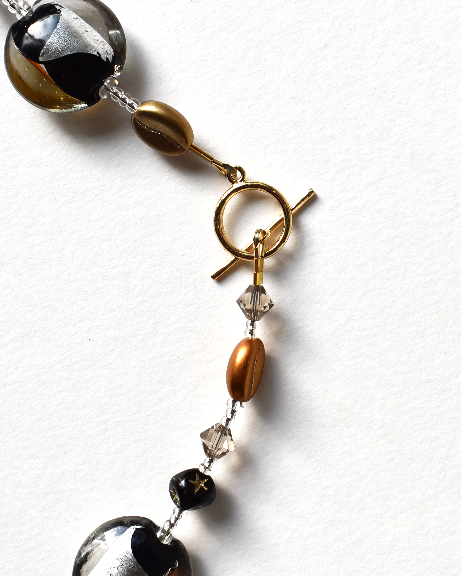 Venetian Blown Beaded Glass Necklace