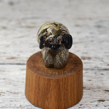 Load image into Gallery viewer, Black Pig with Gold &amp; Silver Leaf - Corley Studio Shop
