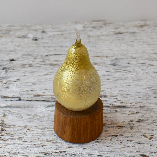 Golden Glass Pear - Corley Studio Shop