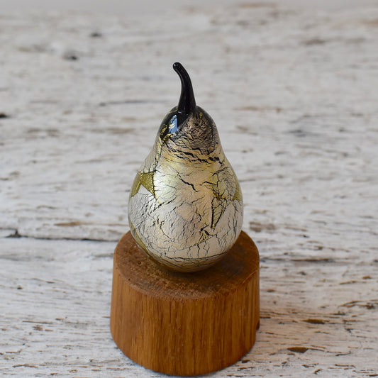 Black Pear with Gold and Silver Leaf - Corley Studio Shop