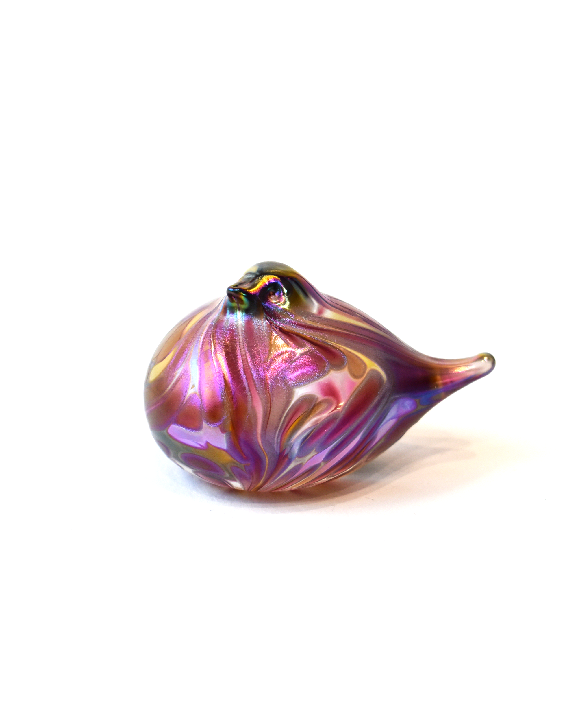 blown glass bird