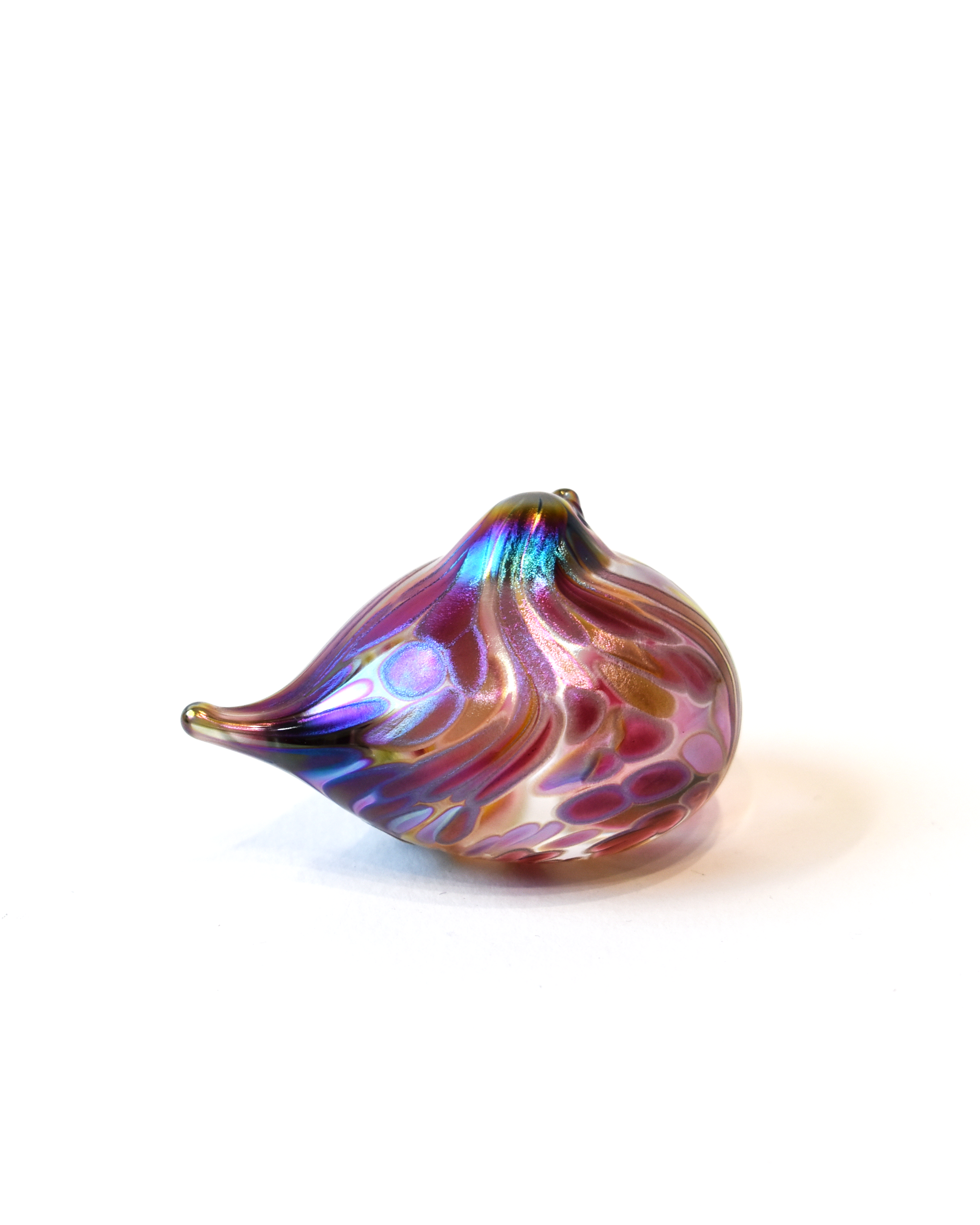 blown glass bird