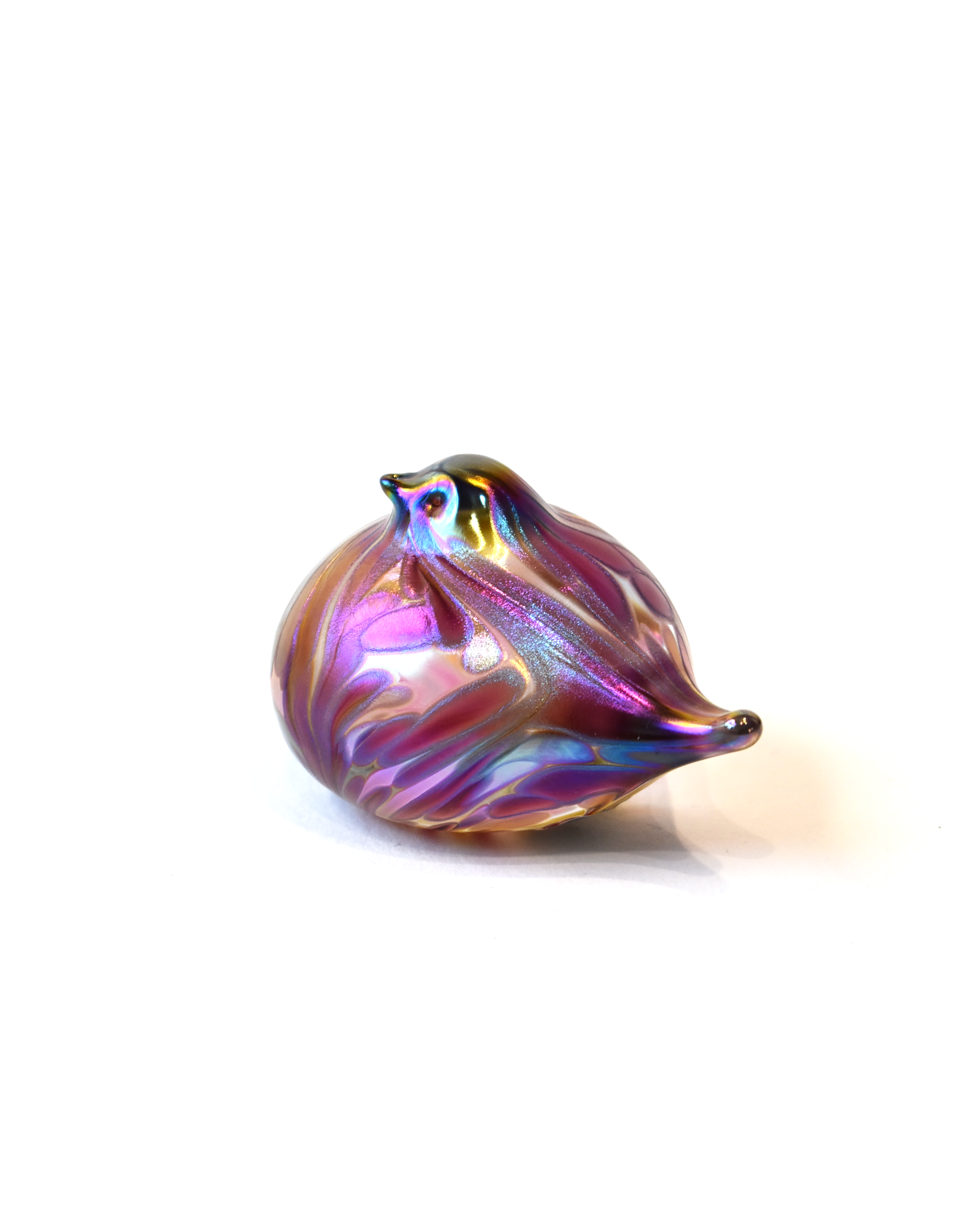 blown glass bird