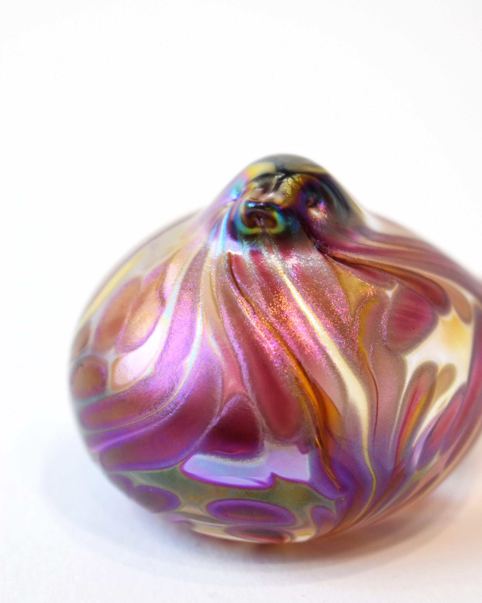 blown glass bird