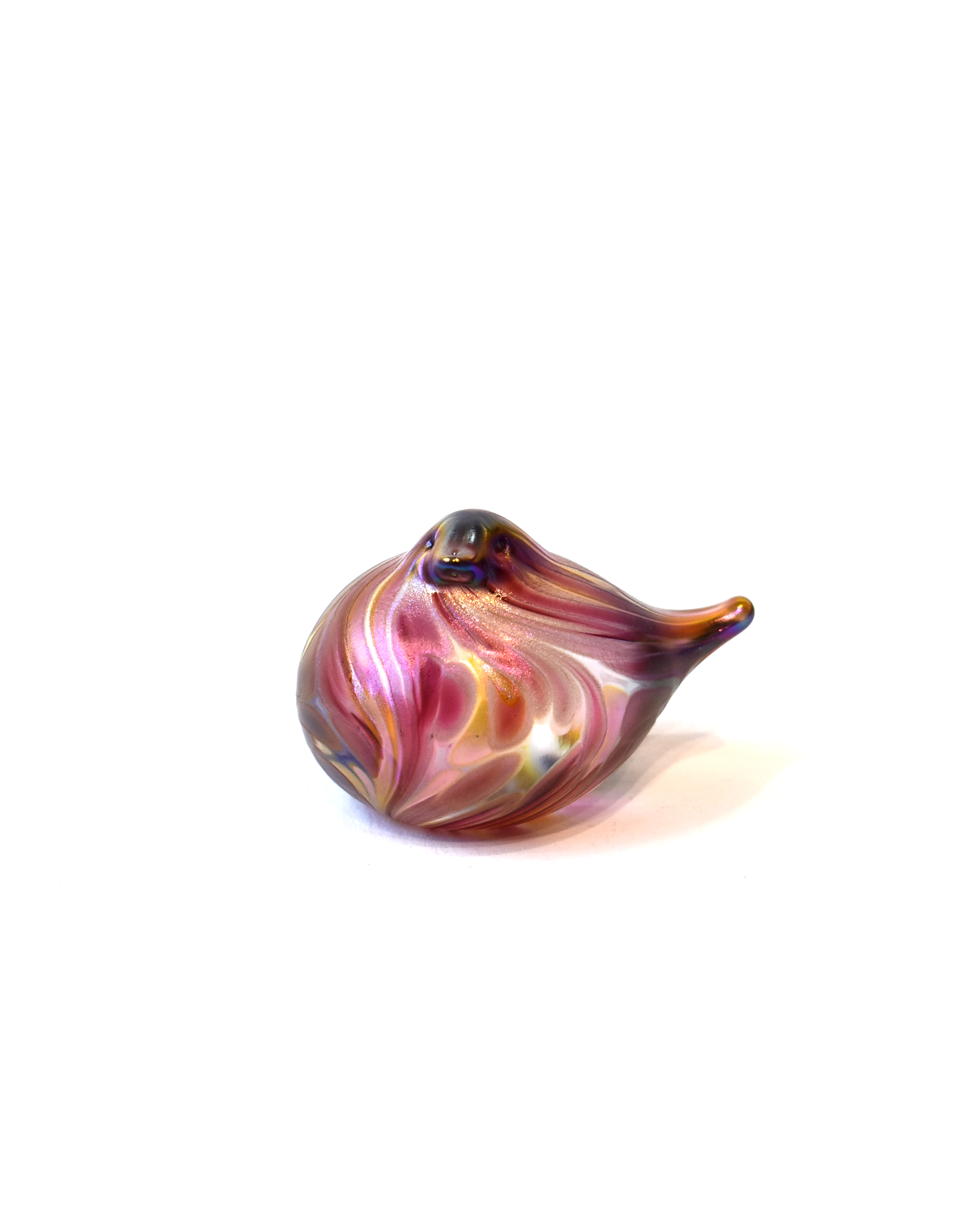 blown glass bird