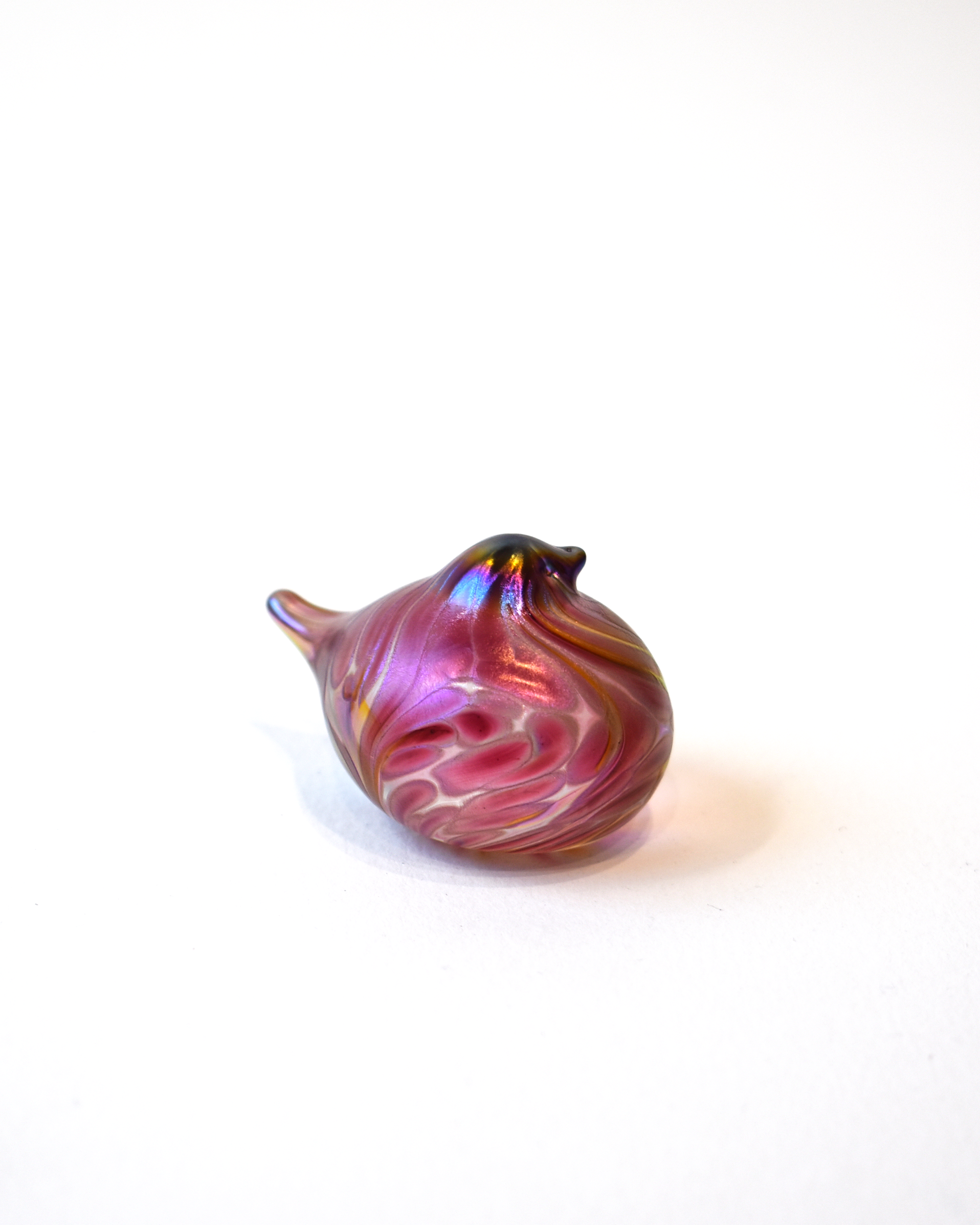blown glass bird