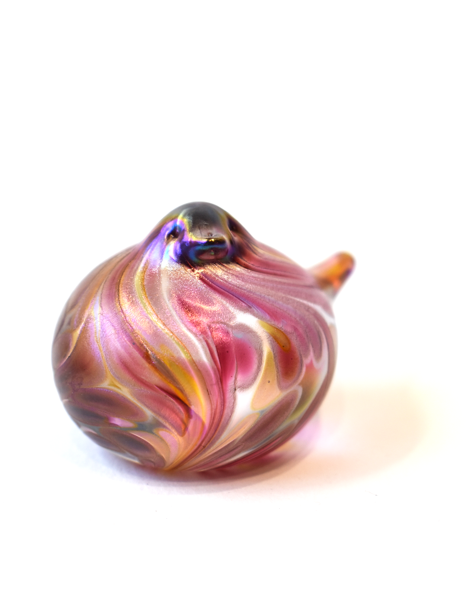 blown glass bird