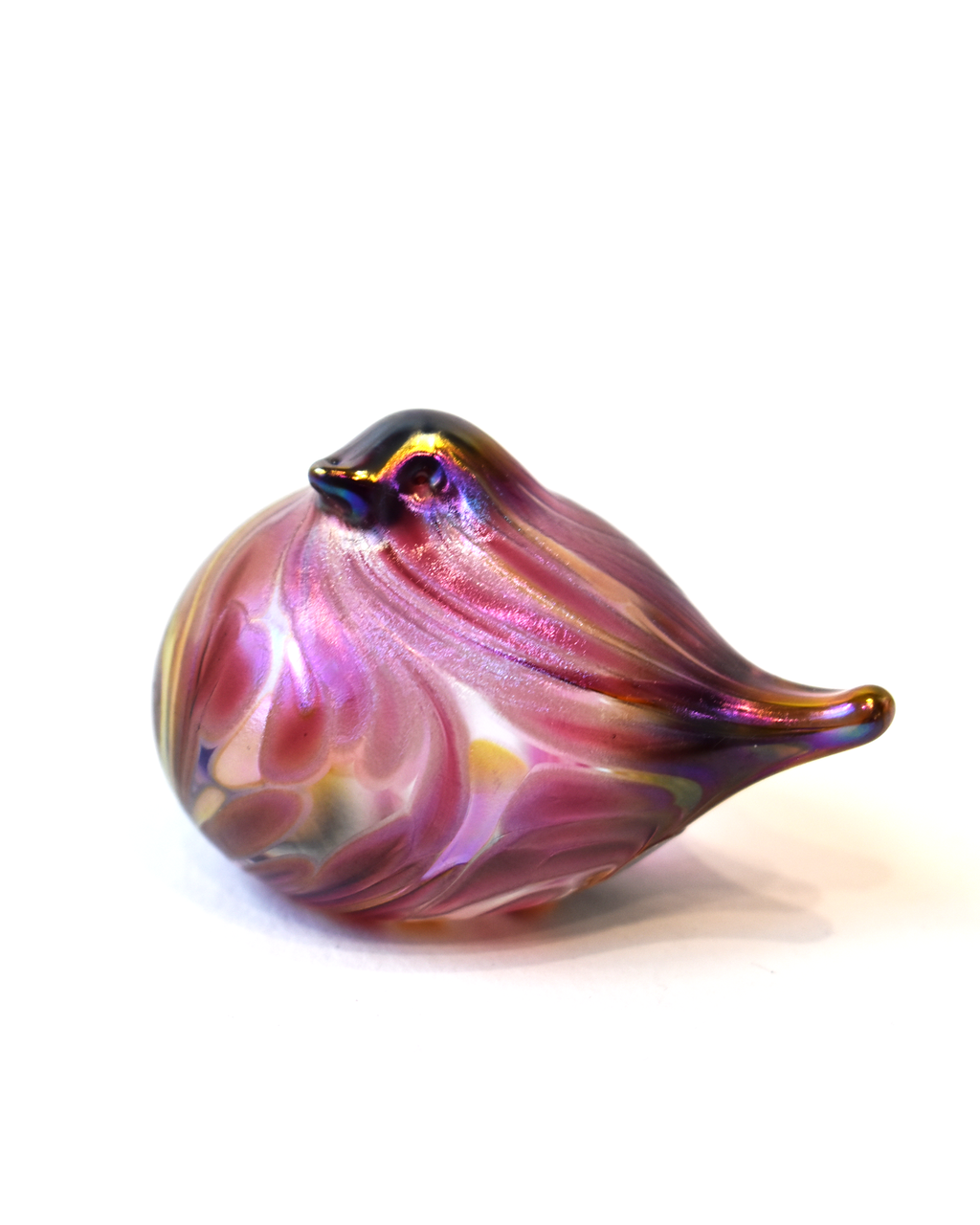 blown glass bird