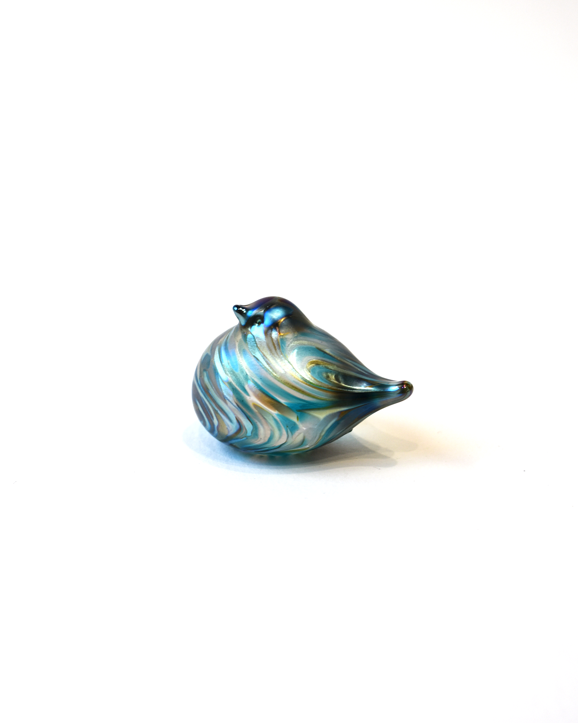blown glass bird