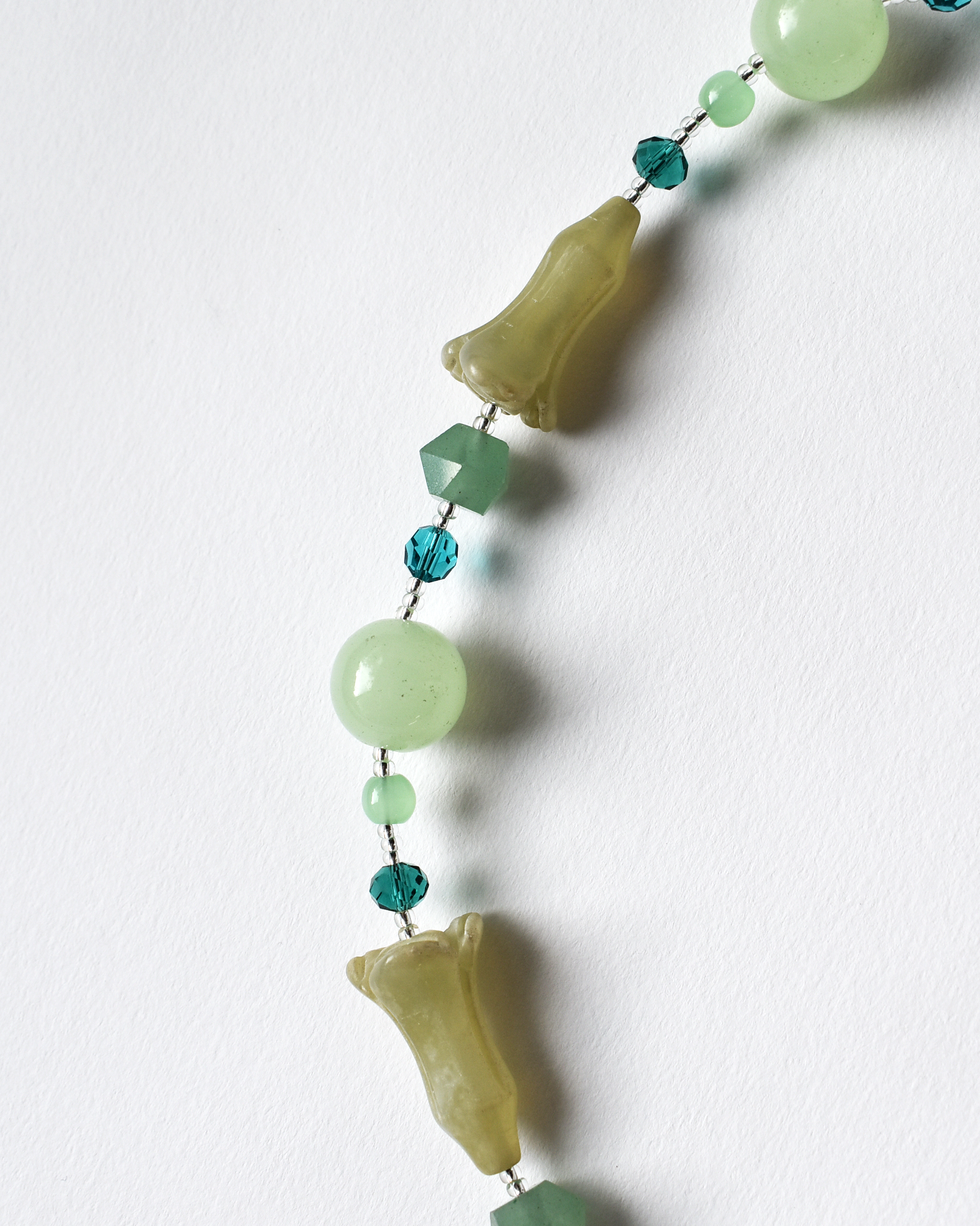 'Coastal Jade' Beaded Necklace