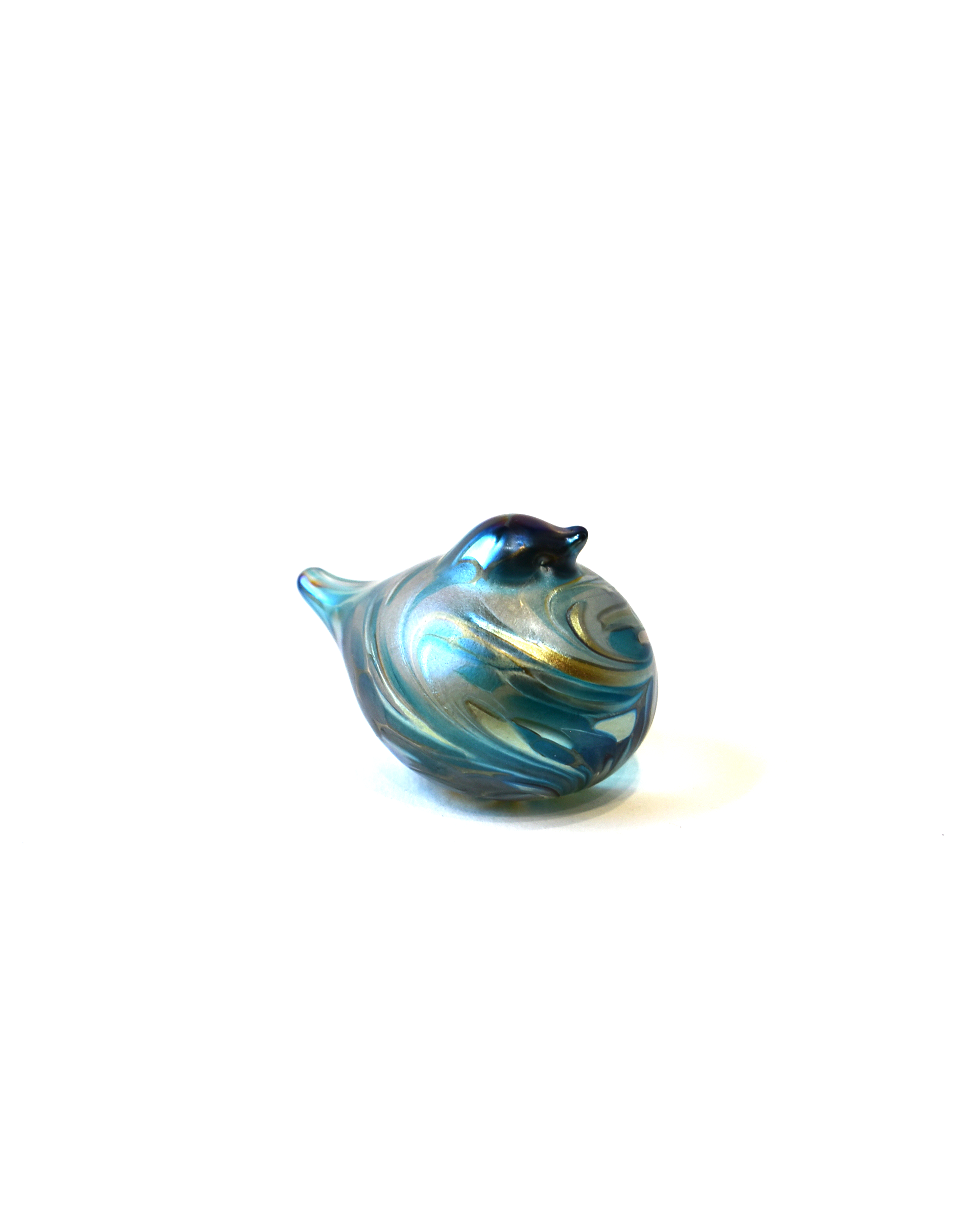 blown glass bird