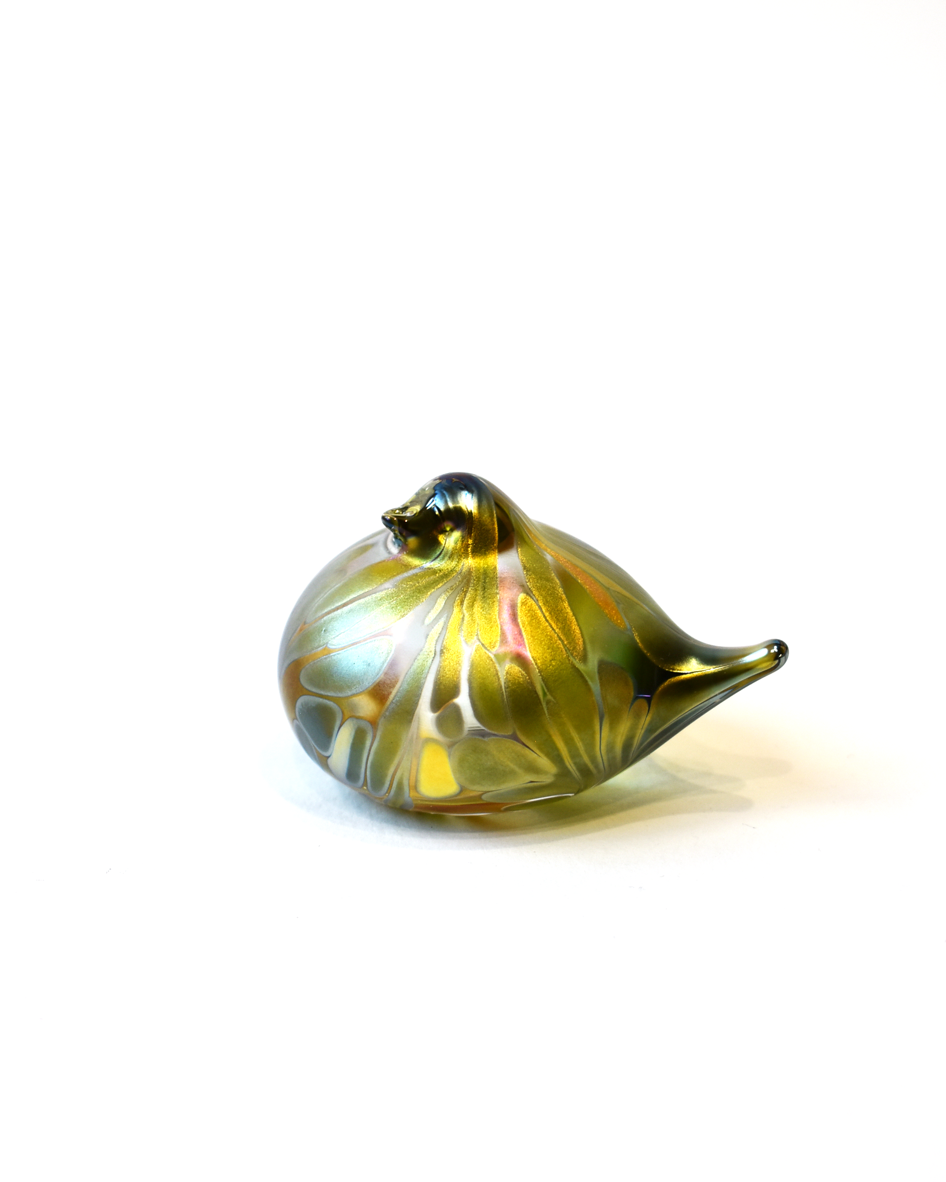 blown glass bird