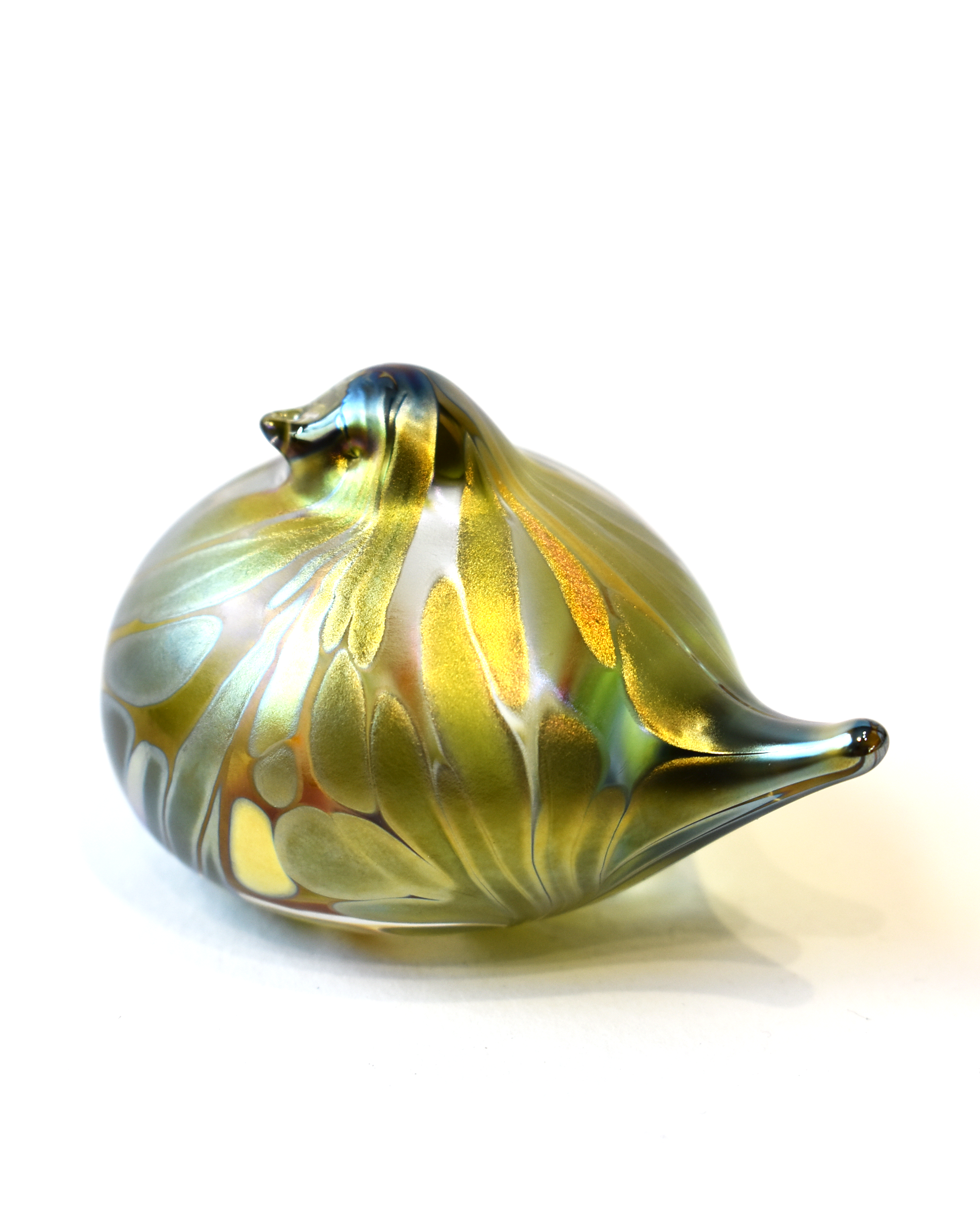 blown glass bird