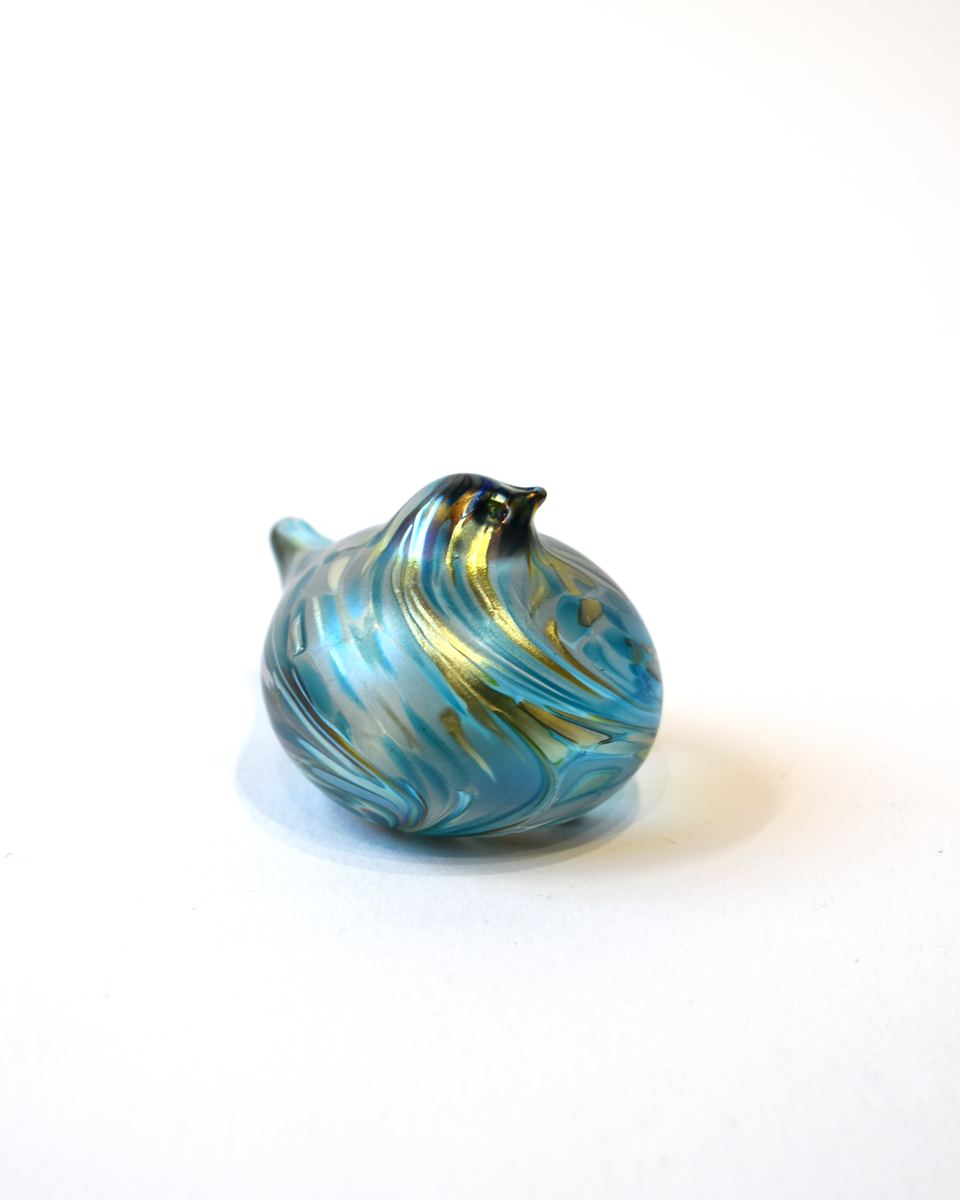 blown glass bird