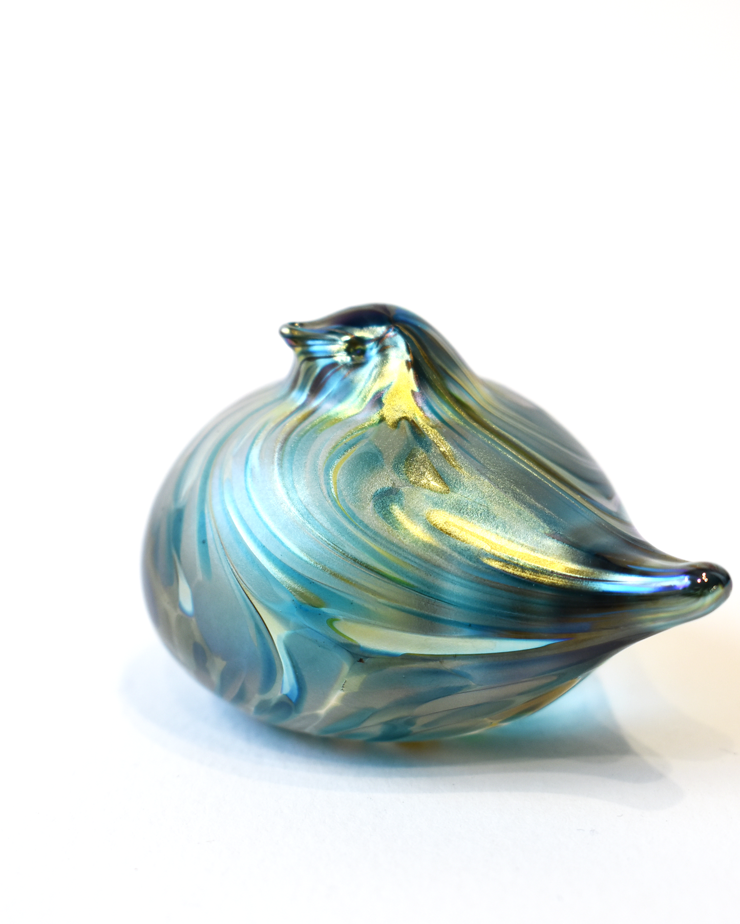 blown glass bird