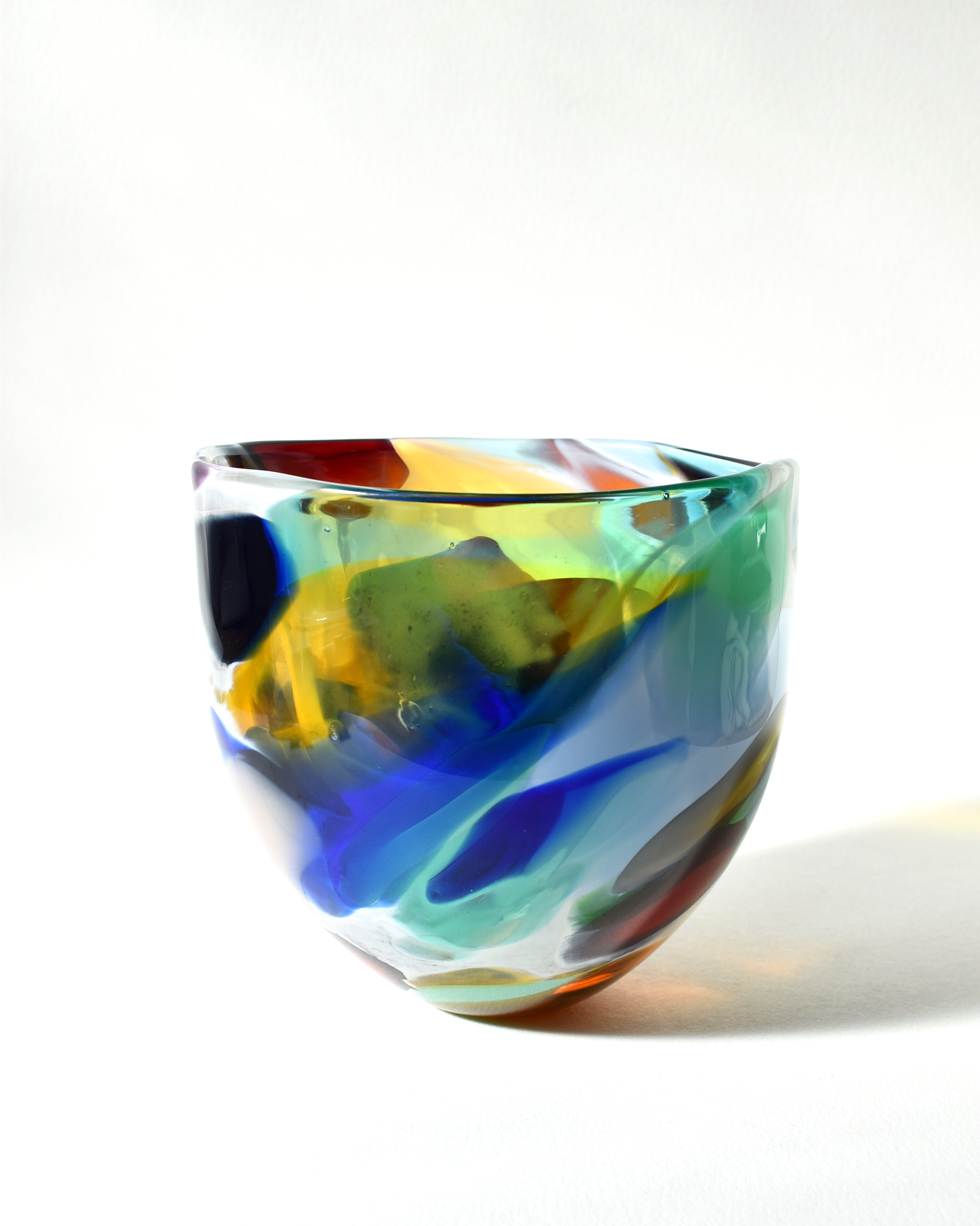 Handblown "Bold & Beautiful" Glass Bowl (M)
