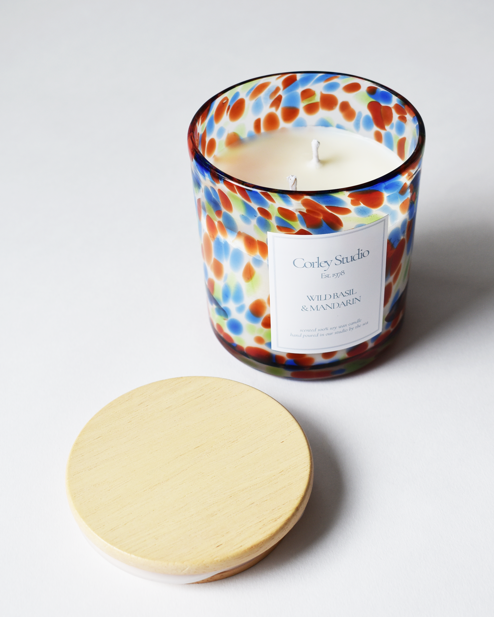 Wild Basil & Mandarin Candle (Large)