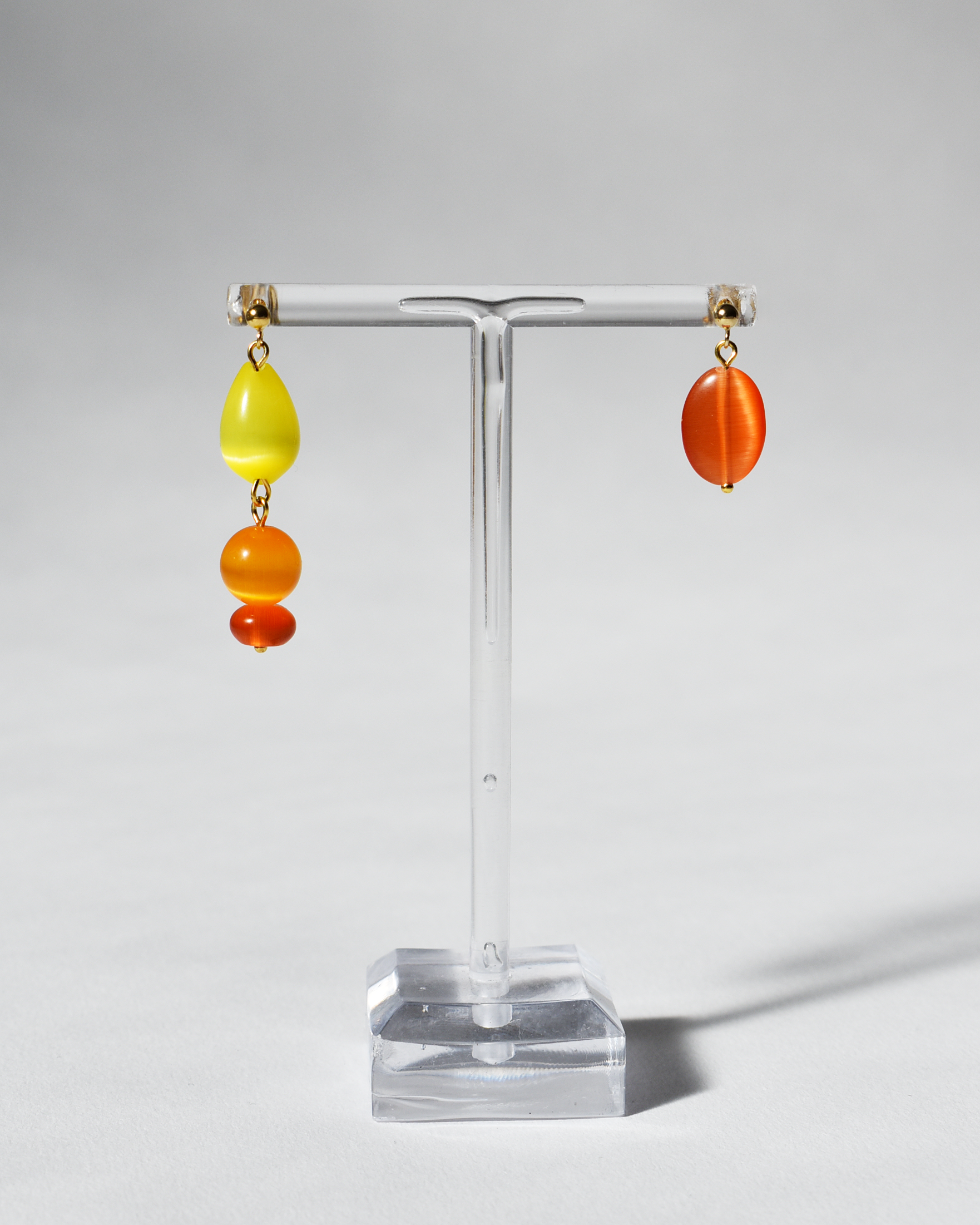 Mismatched 'Sunburst' Earrings