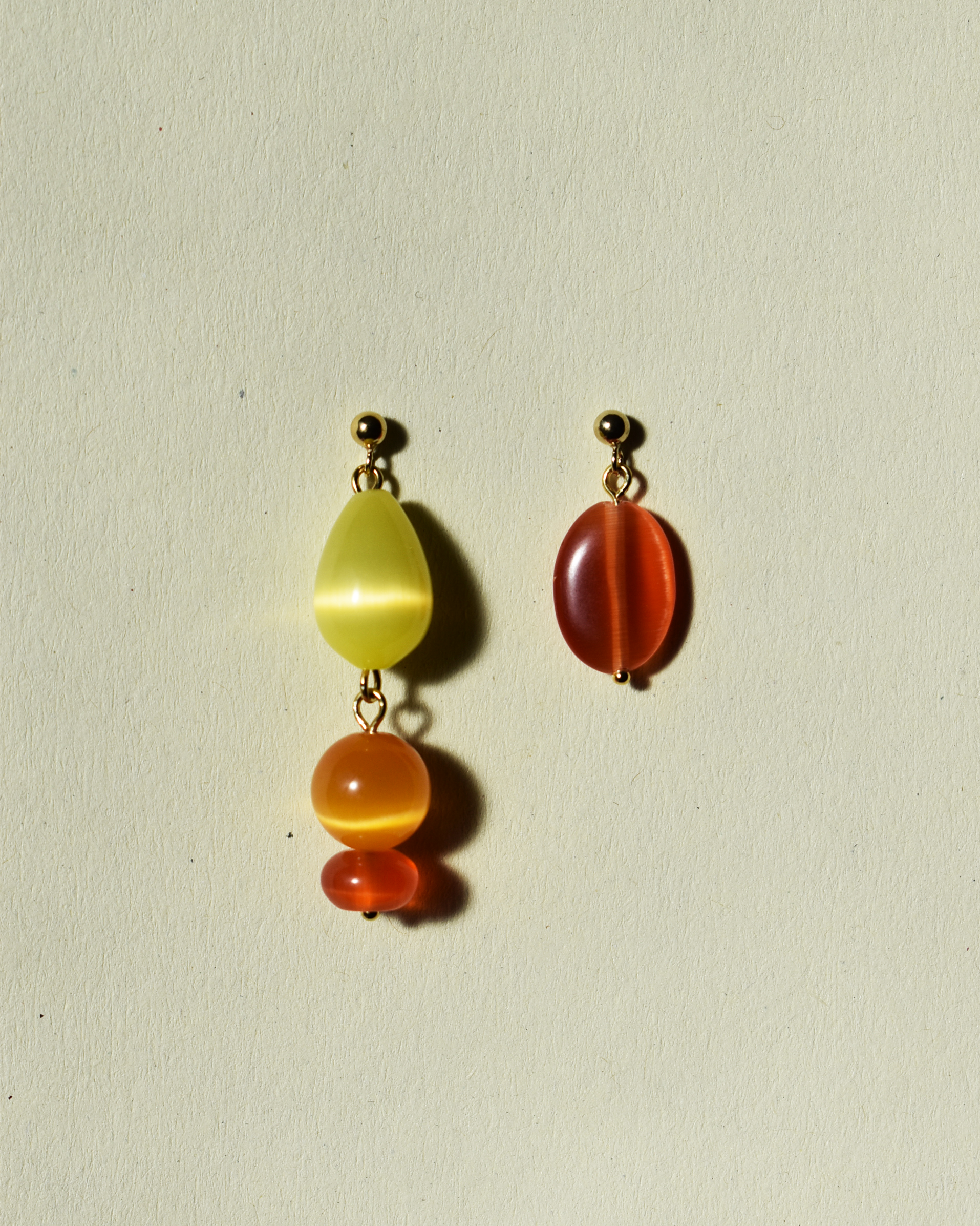 Mismatched 'Sunburst' Earrings