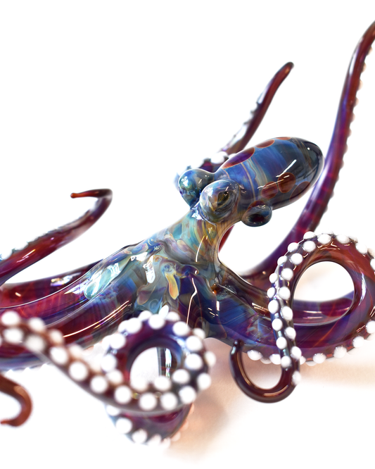 'Octopus' Glass Sculpture