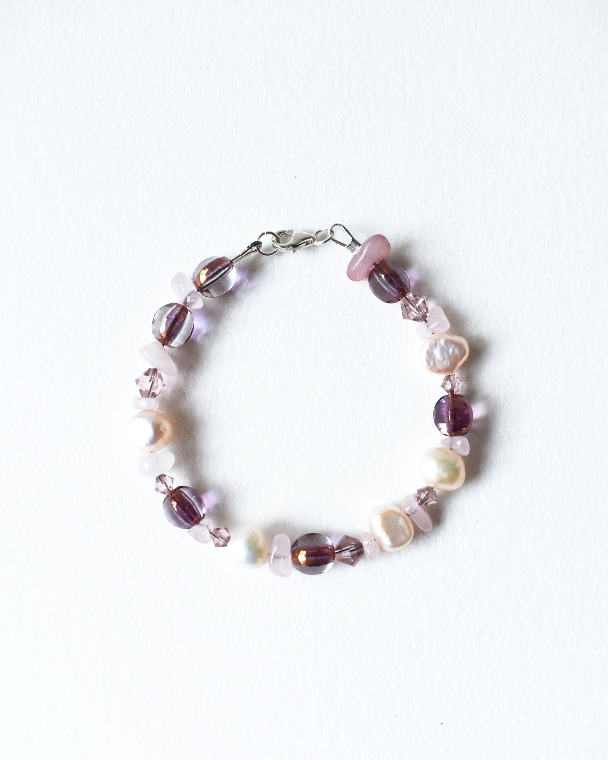 Soft Pink Freshwater Pearl Bracelet