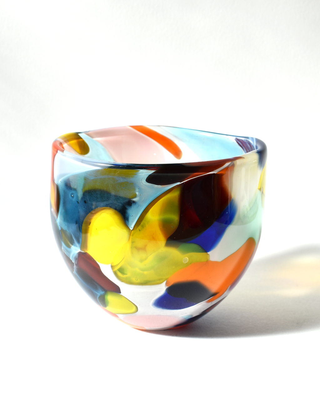 "Bold & Beautiful" Blown Glass Bowl (M)