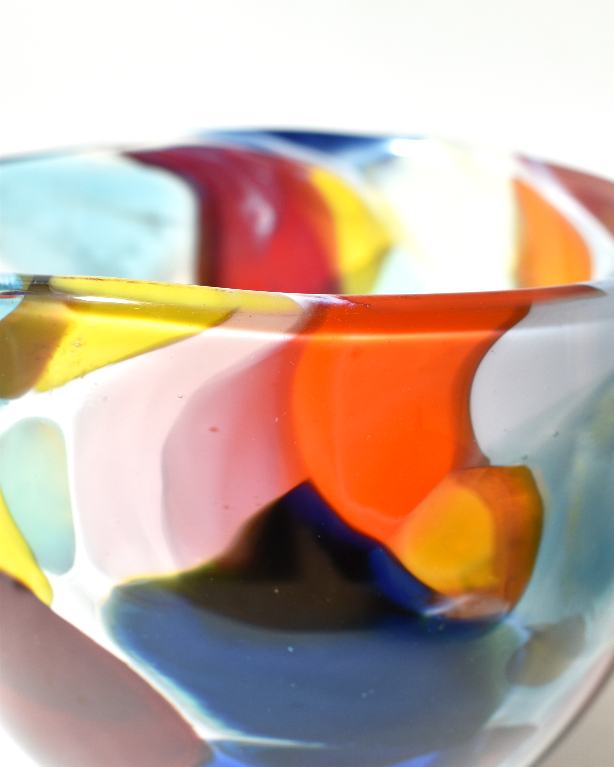"Bold & Beautiful" Blown Glass Bowl (M)
