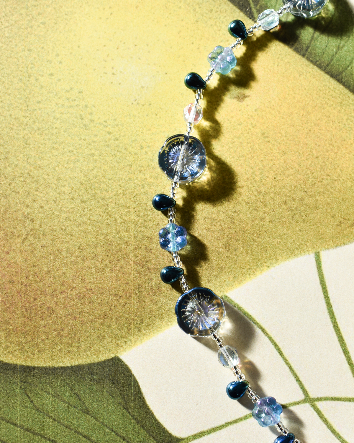 'Ethereal Bloom' Bead Necklace