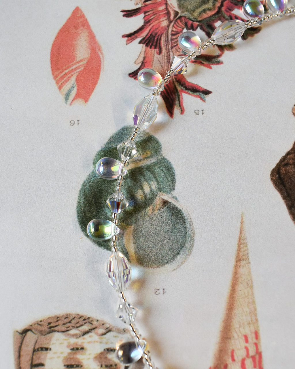 'Luminous Iridescence' Bead Necklace
